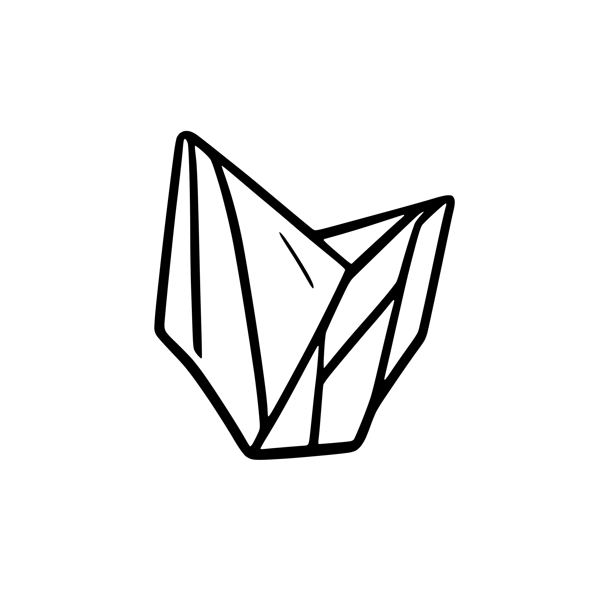 AI-generated SVG of a create icon like origami representing tumb up