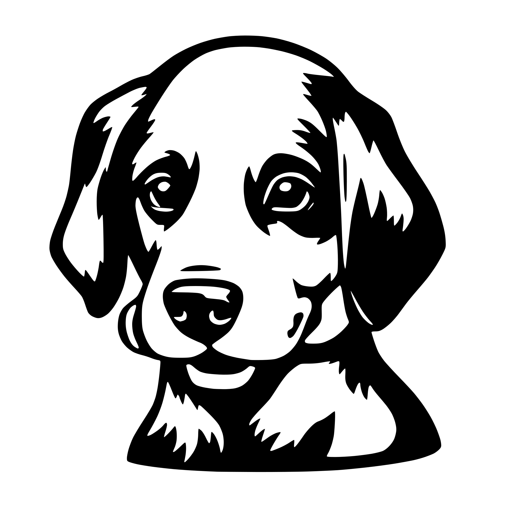 AI-generated SVG of a Dog logo