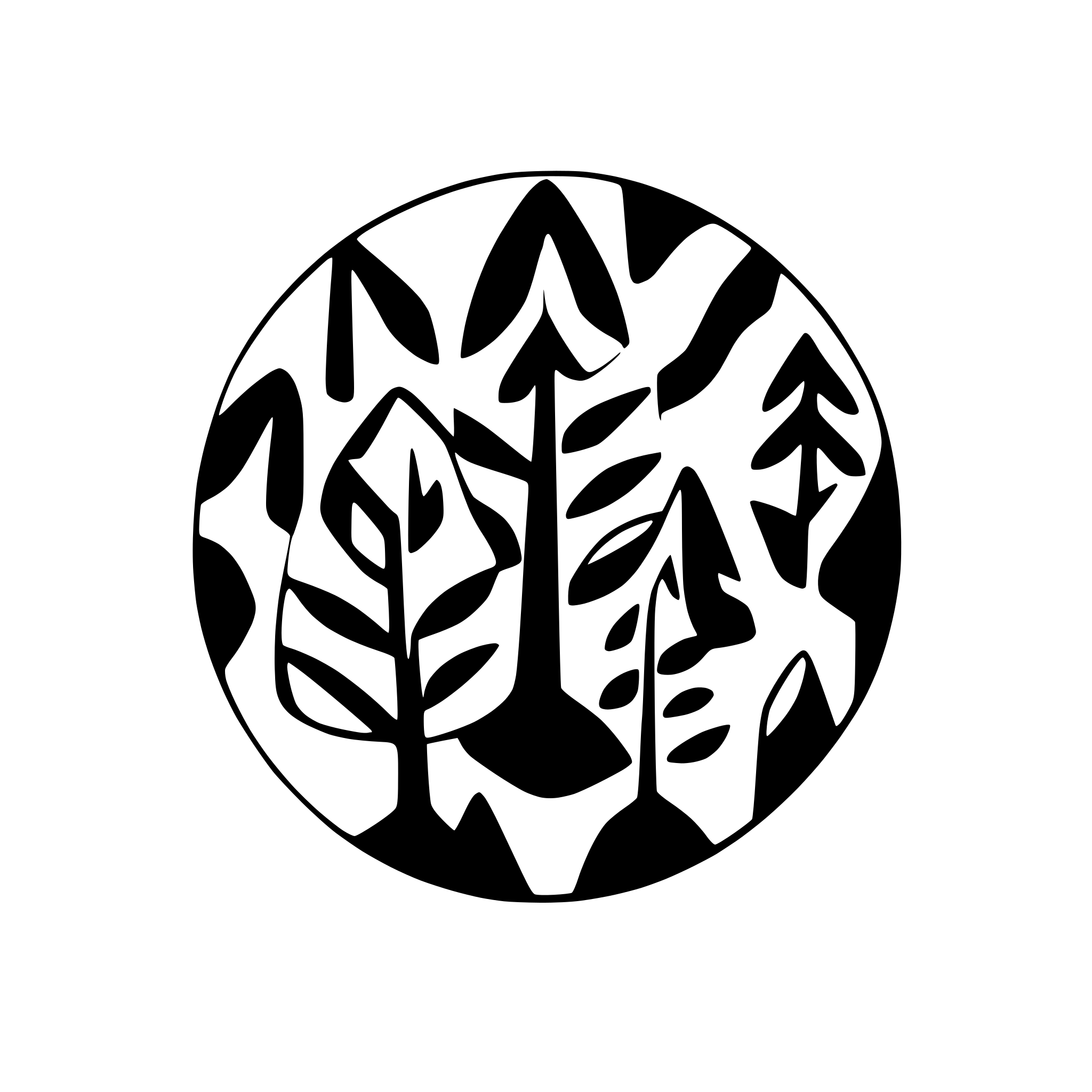 AI-generated SVG of 'forest geometrical shape'