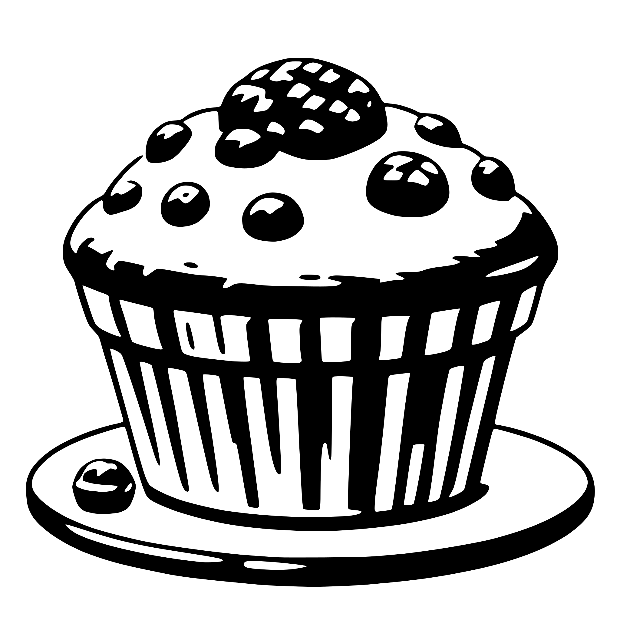 AI-generated SVG of 'muffin'