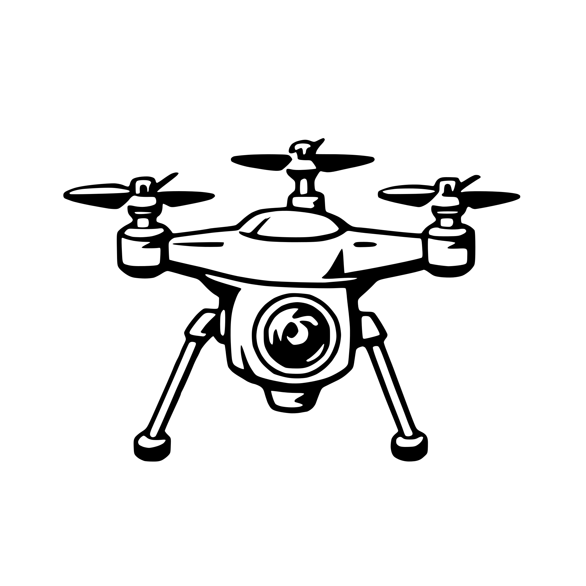 AI-generated SVG of a drone