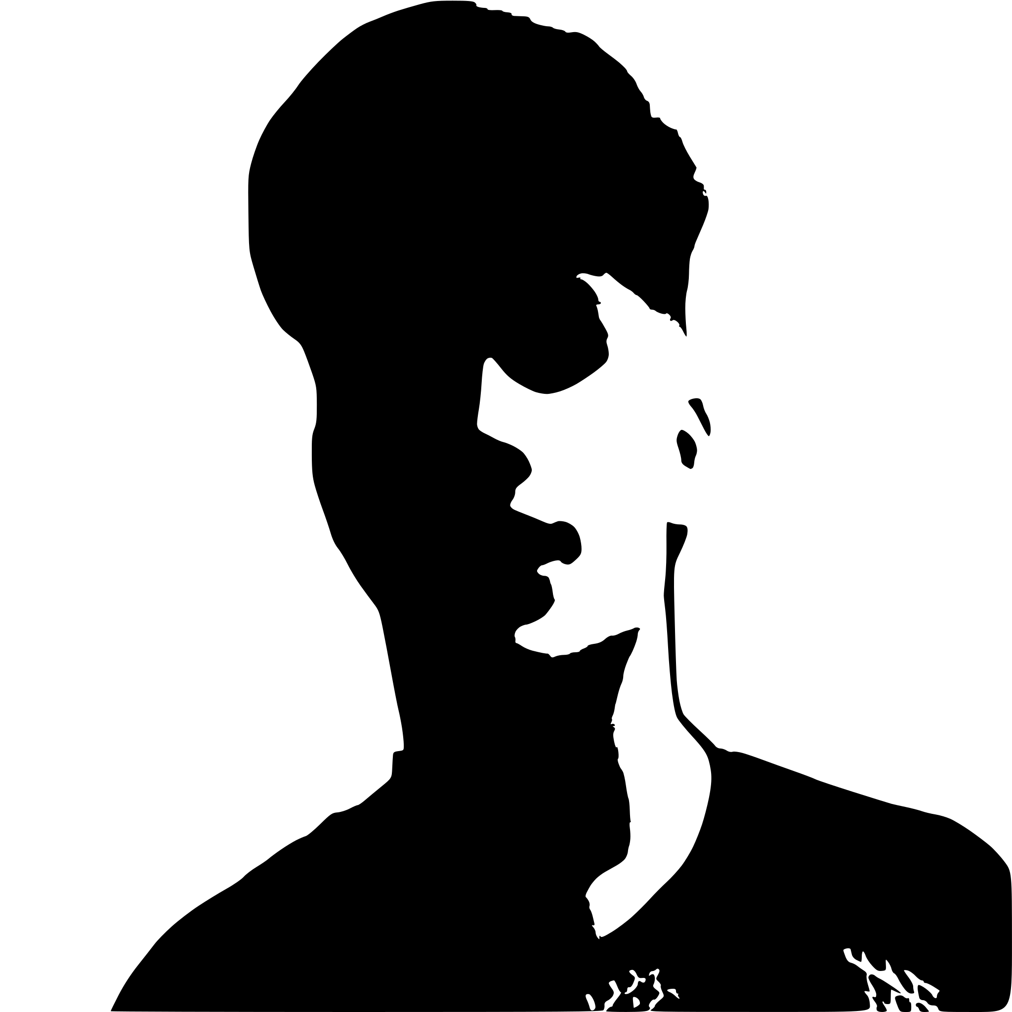 AI-generated SVG of a a man