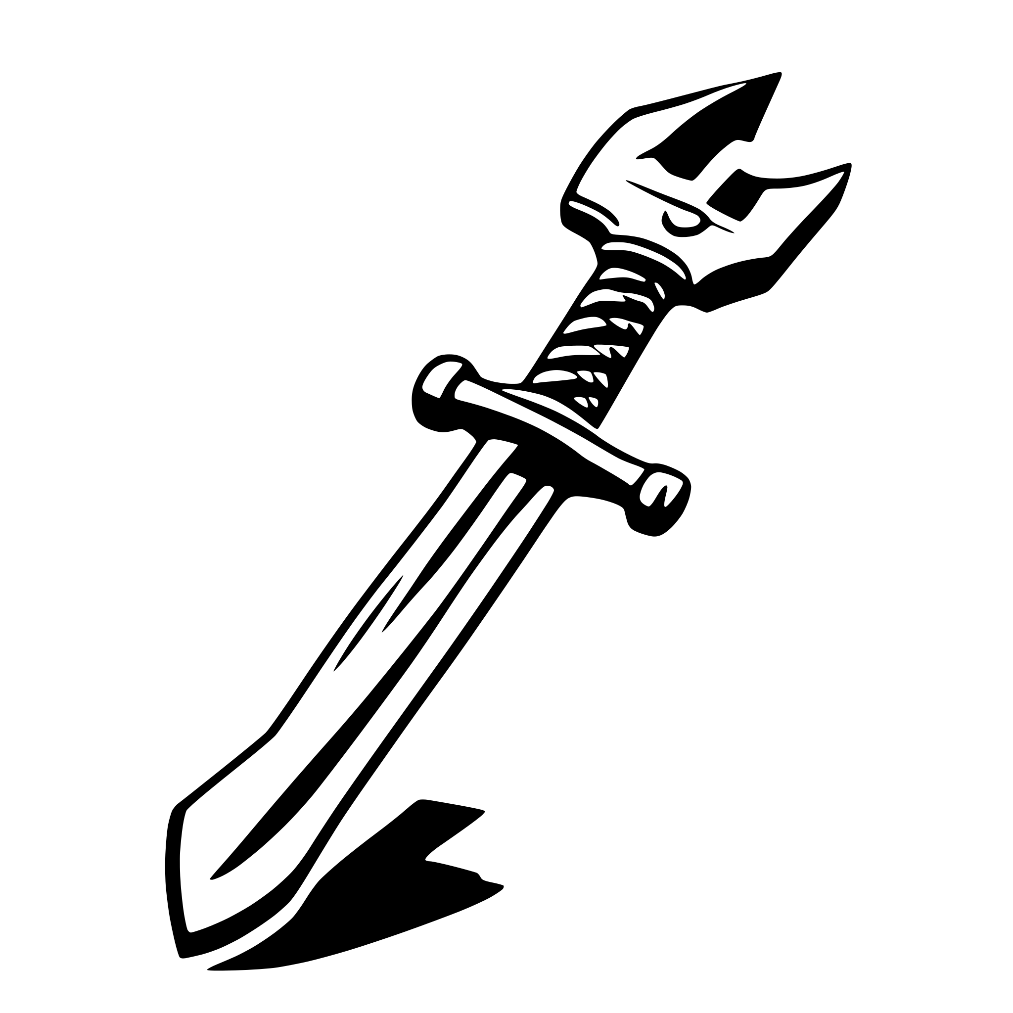 AI-generated SVG of a War hammer weapon