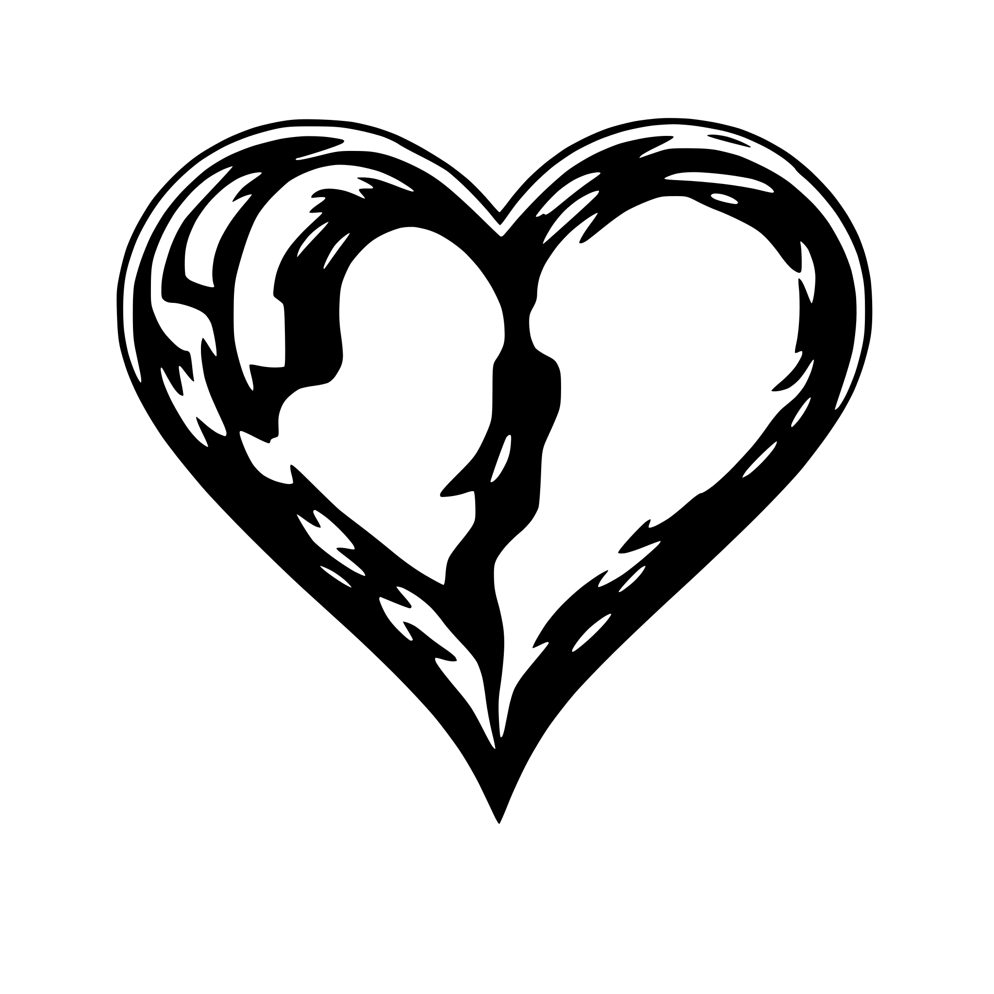 AI-generated SVG of a love heart