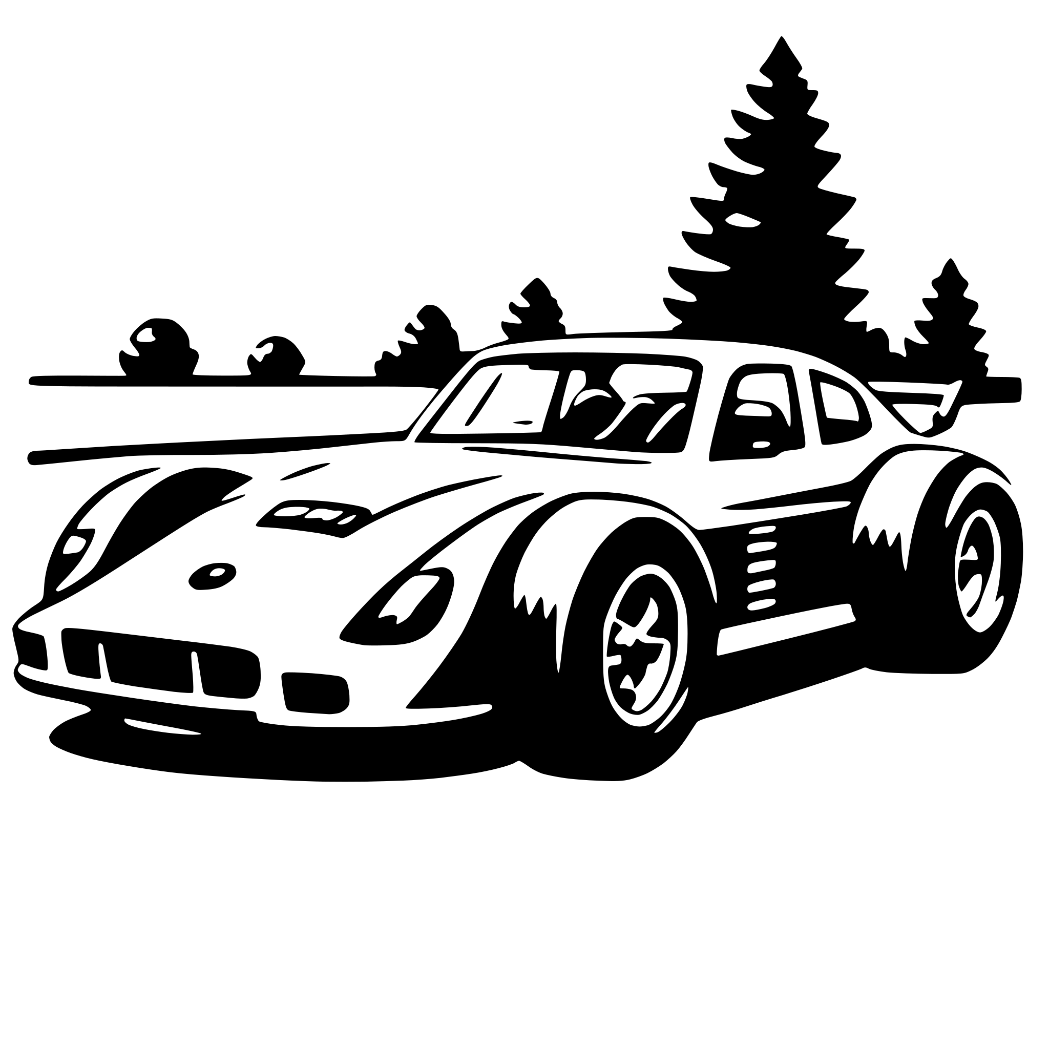 AI-generated SVG of 'race car'
