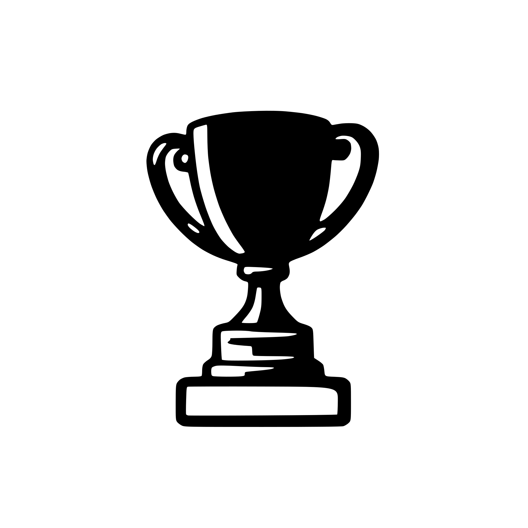 AI-generated SVG of a trophy
