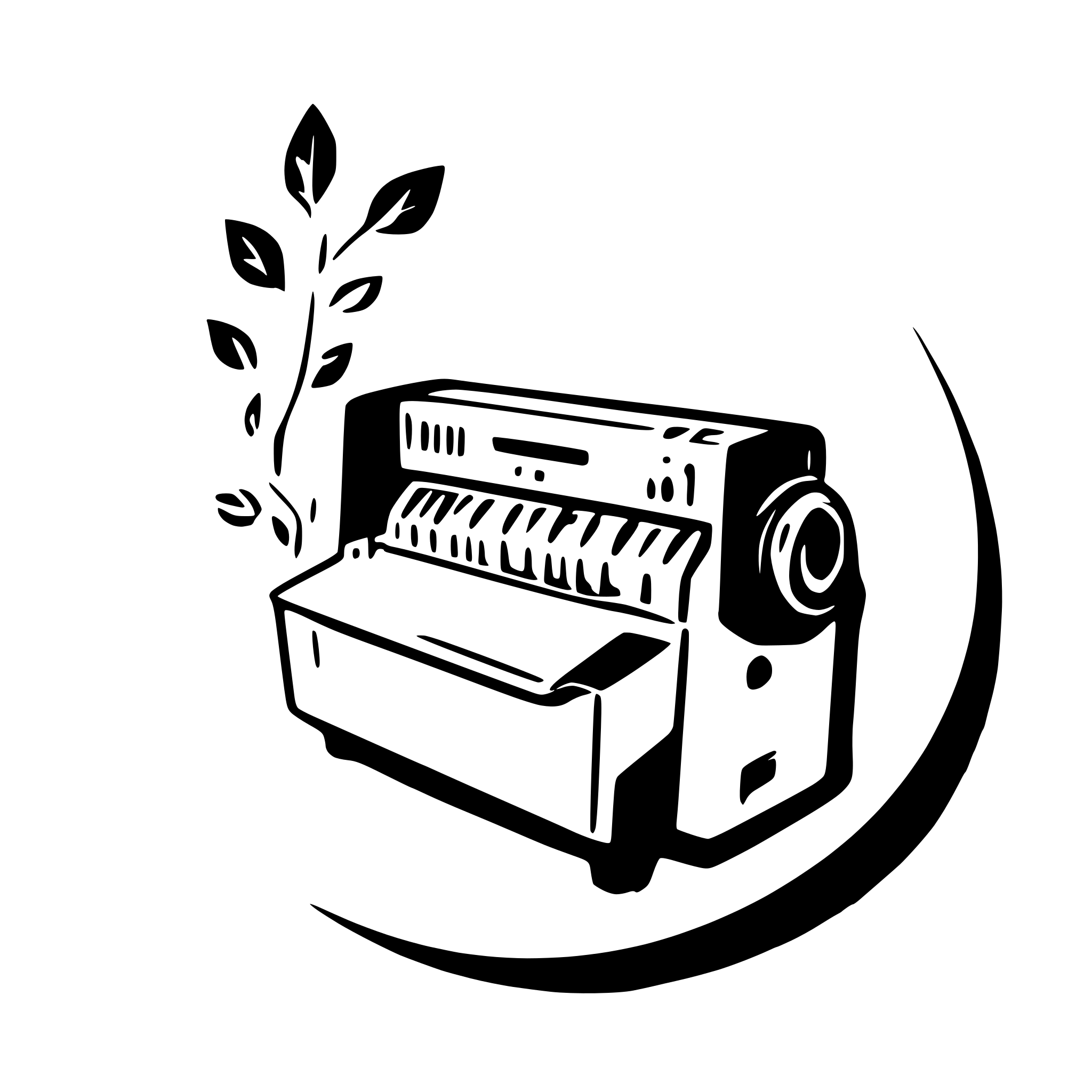 AI-generated SVG of a light, sound and video company