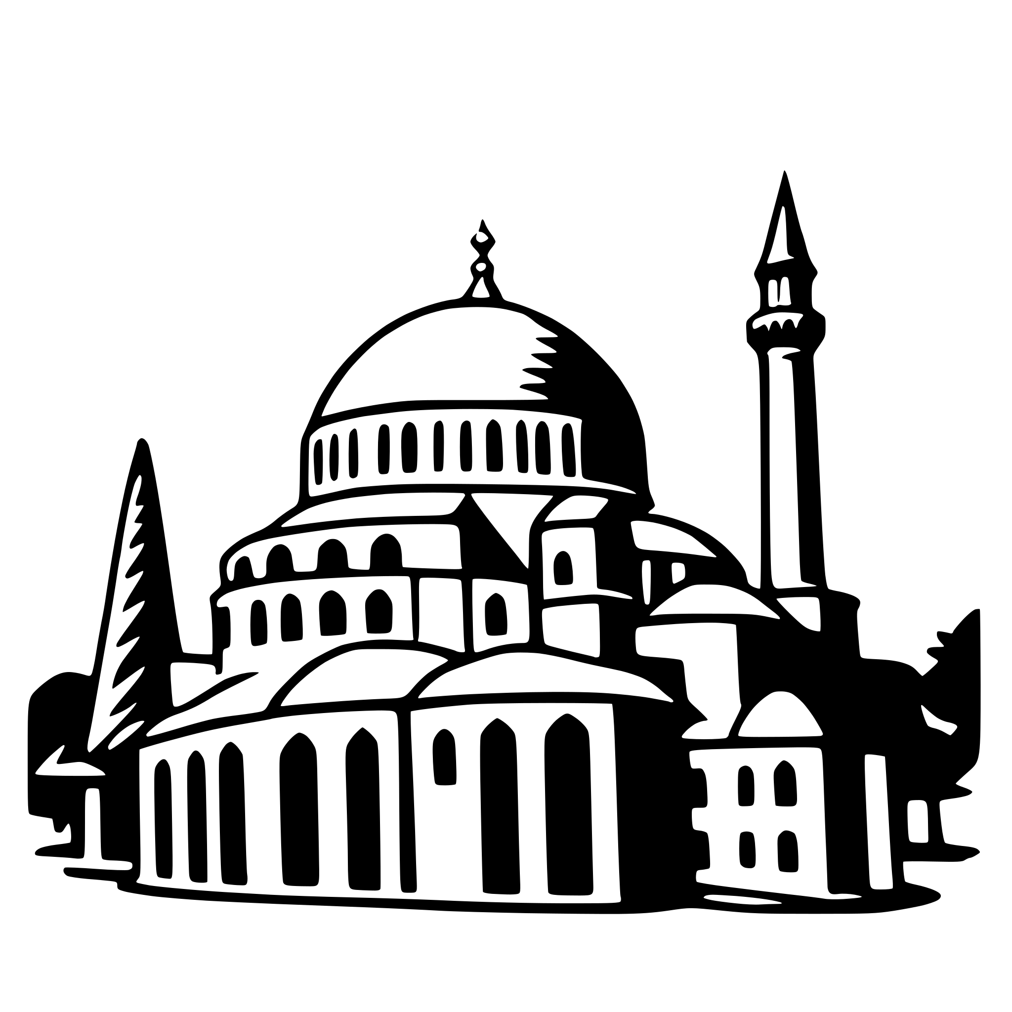 AI-generated SVG of a hagia sophia