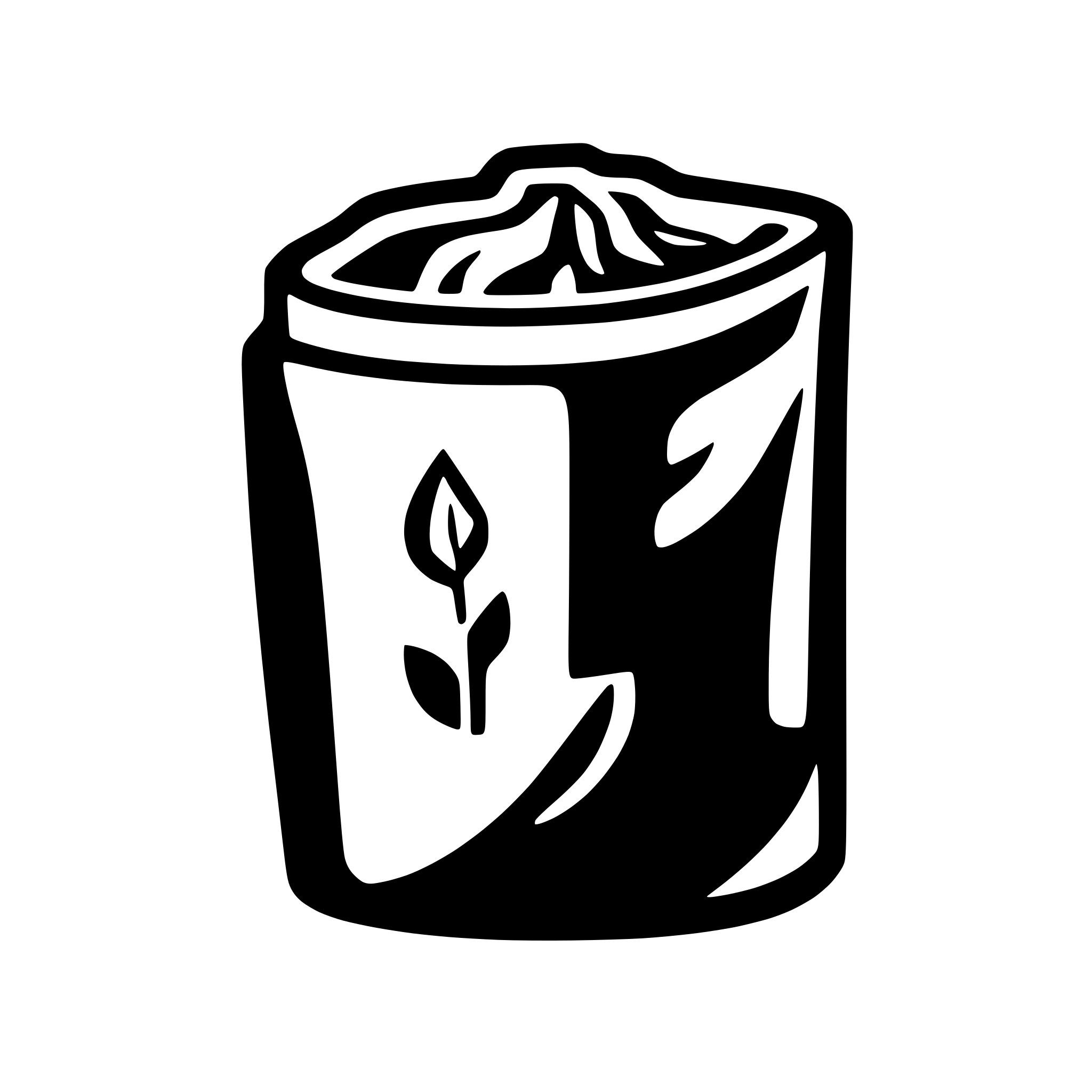 AI-generated SVG of a garbage bag