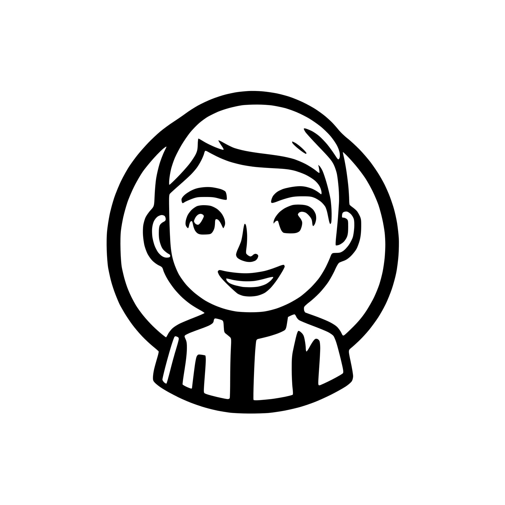 AI-generated SVG of a man cartoon