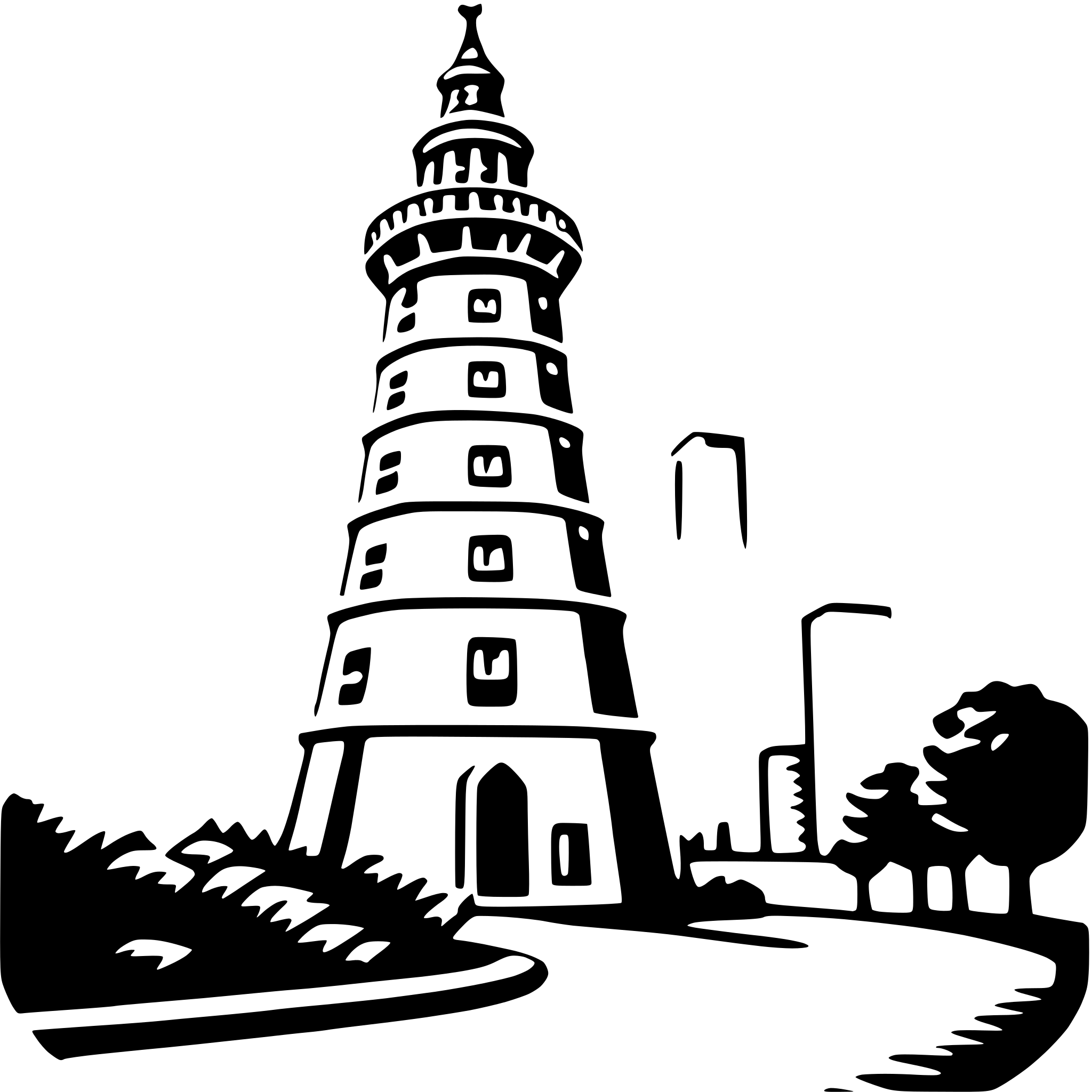 AI-generated SVG of 'tokyo tower'