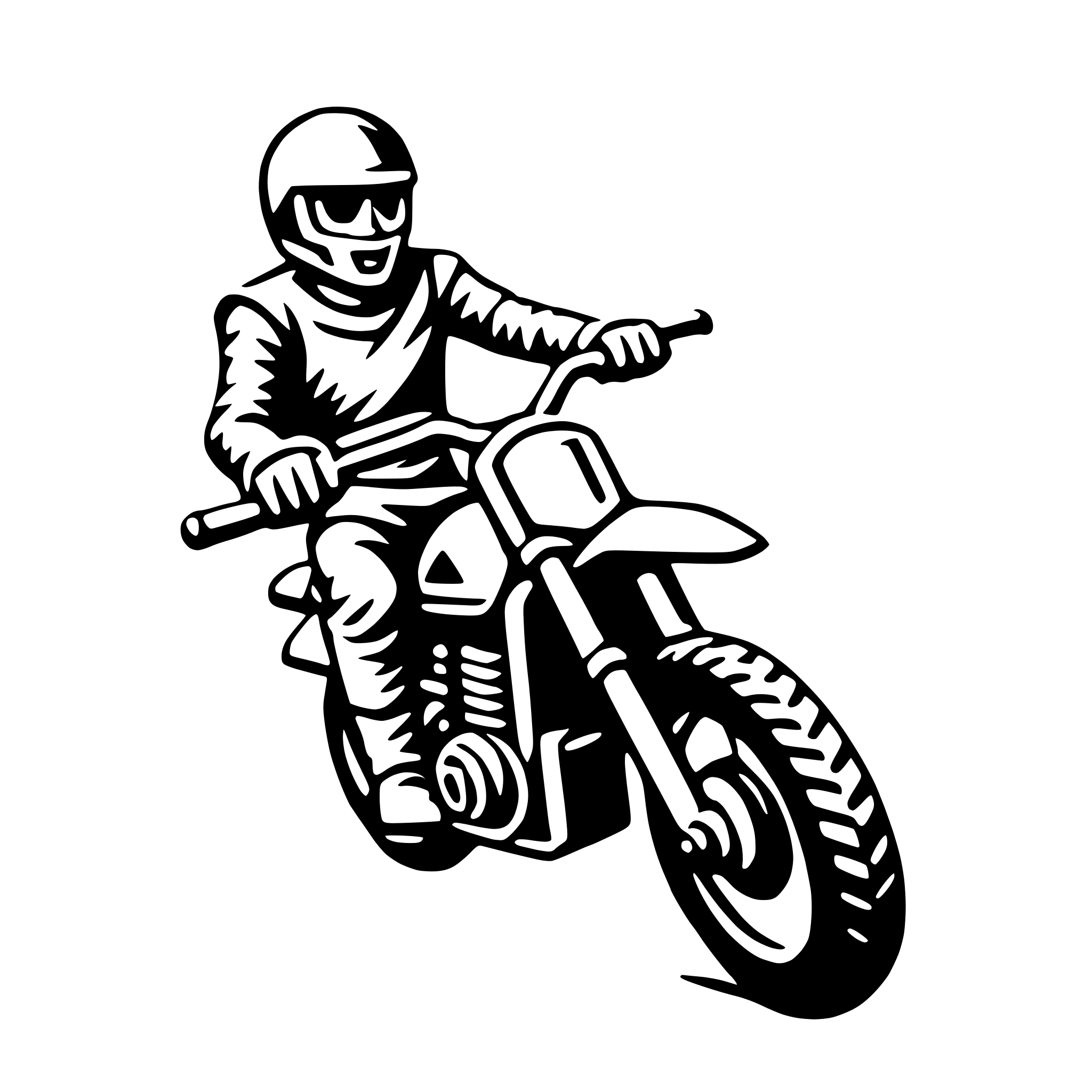 AI-generated SVG of 'dirt bike'