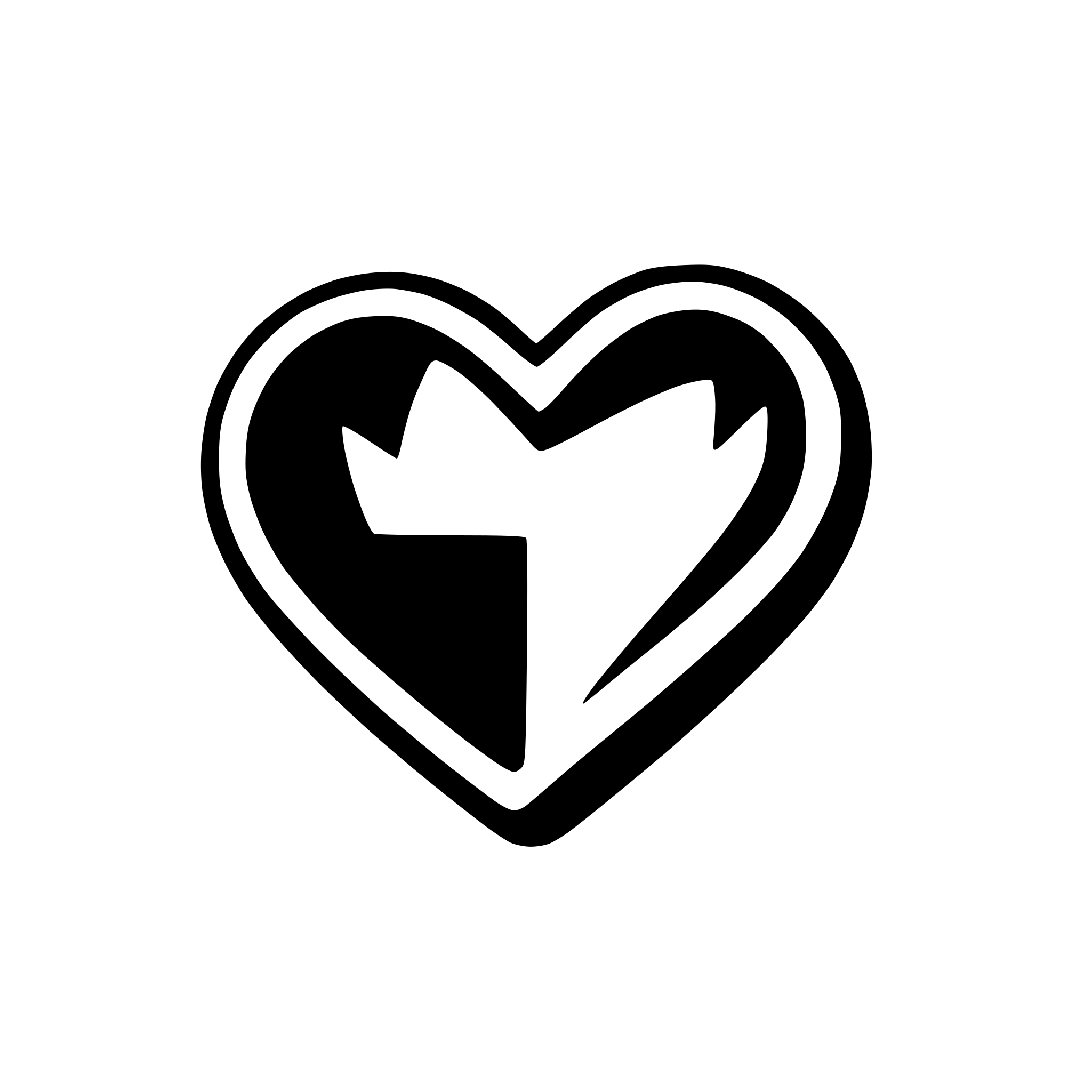AI-generated SVG of a heart