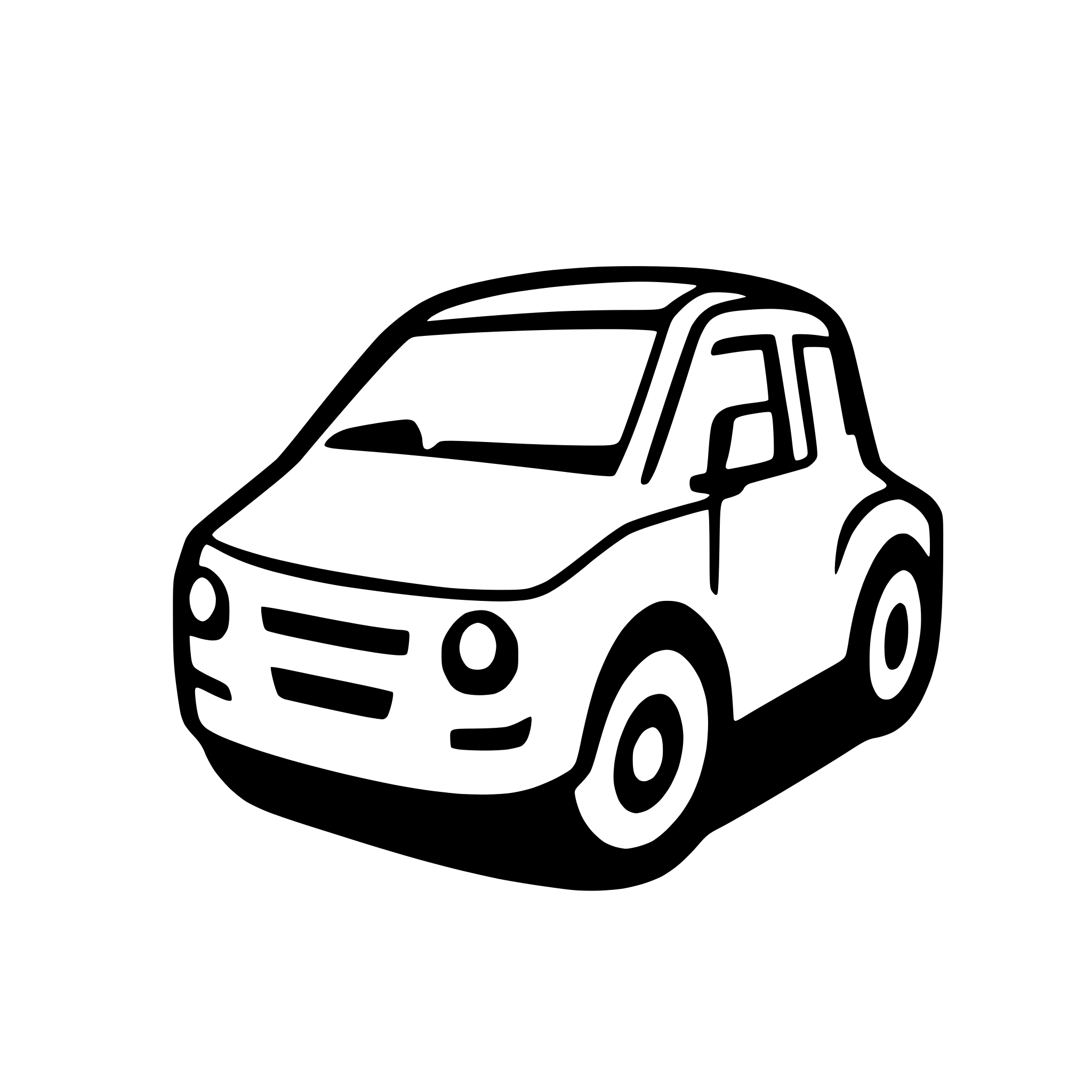 AI-generated SVG of a simple outline vehicle