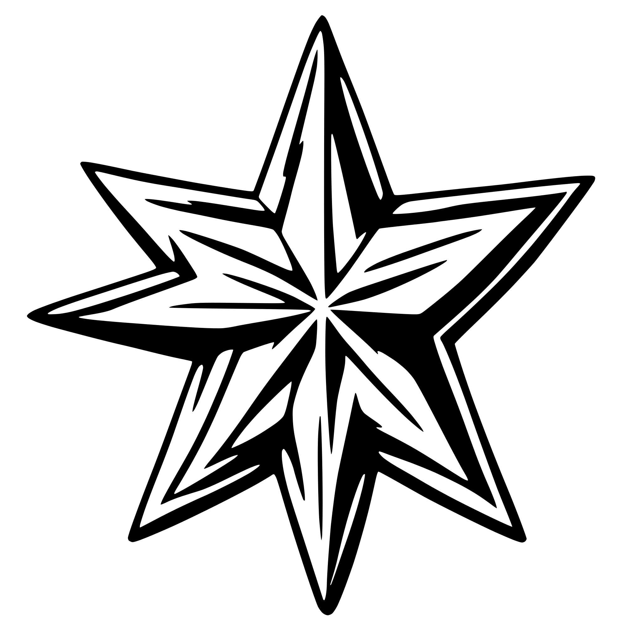 AI-generated SVG of 'christmas star'
