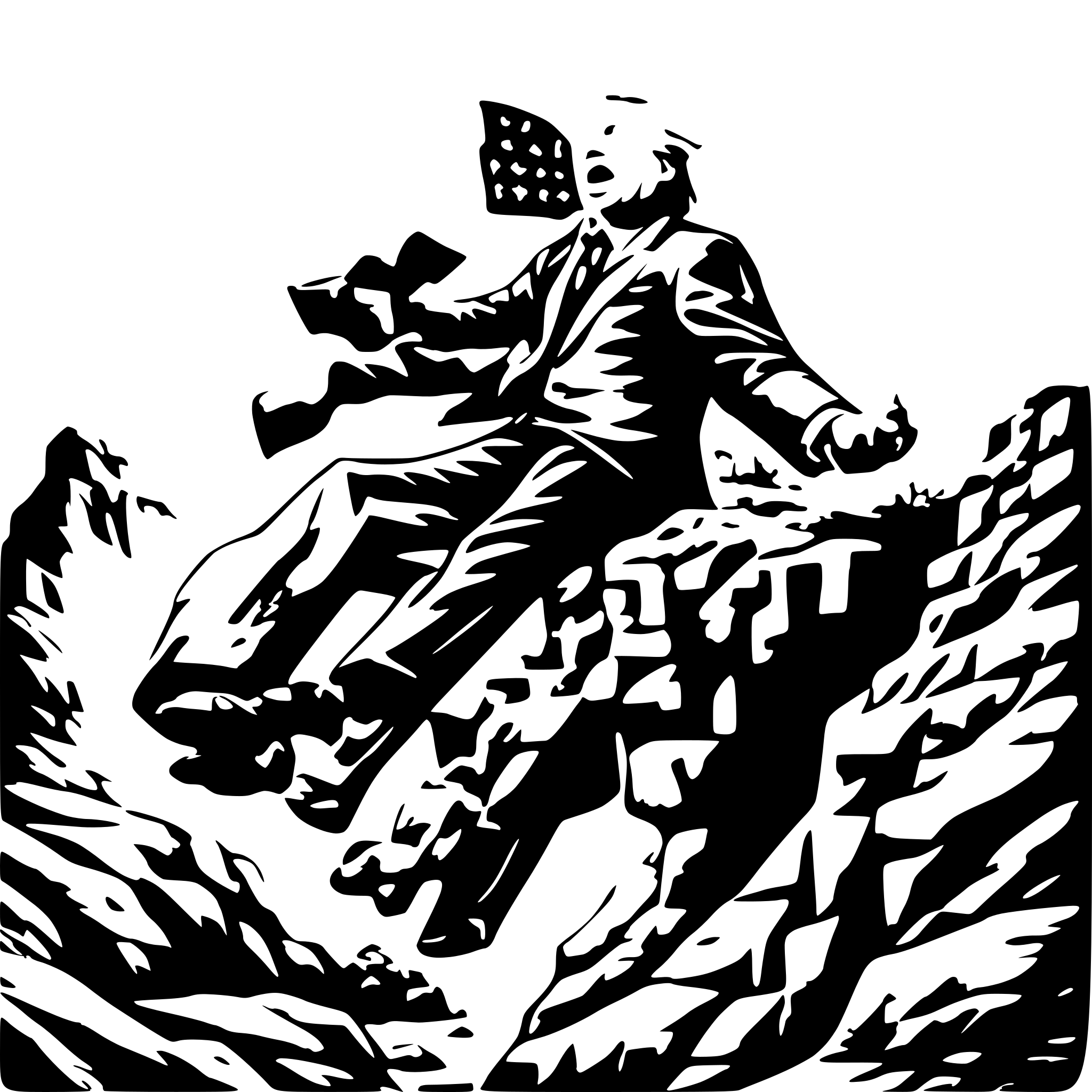 AI-generated SVG of 'Donald trump falling off cliff'