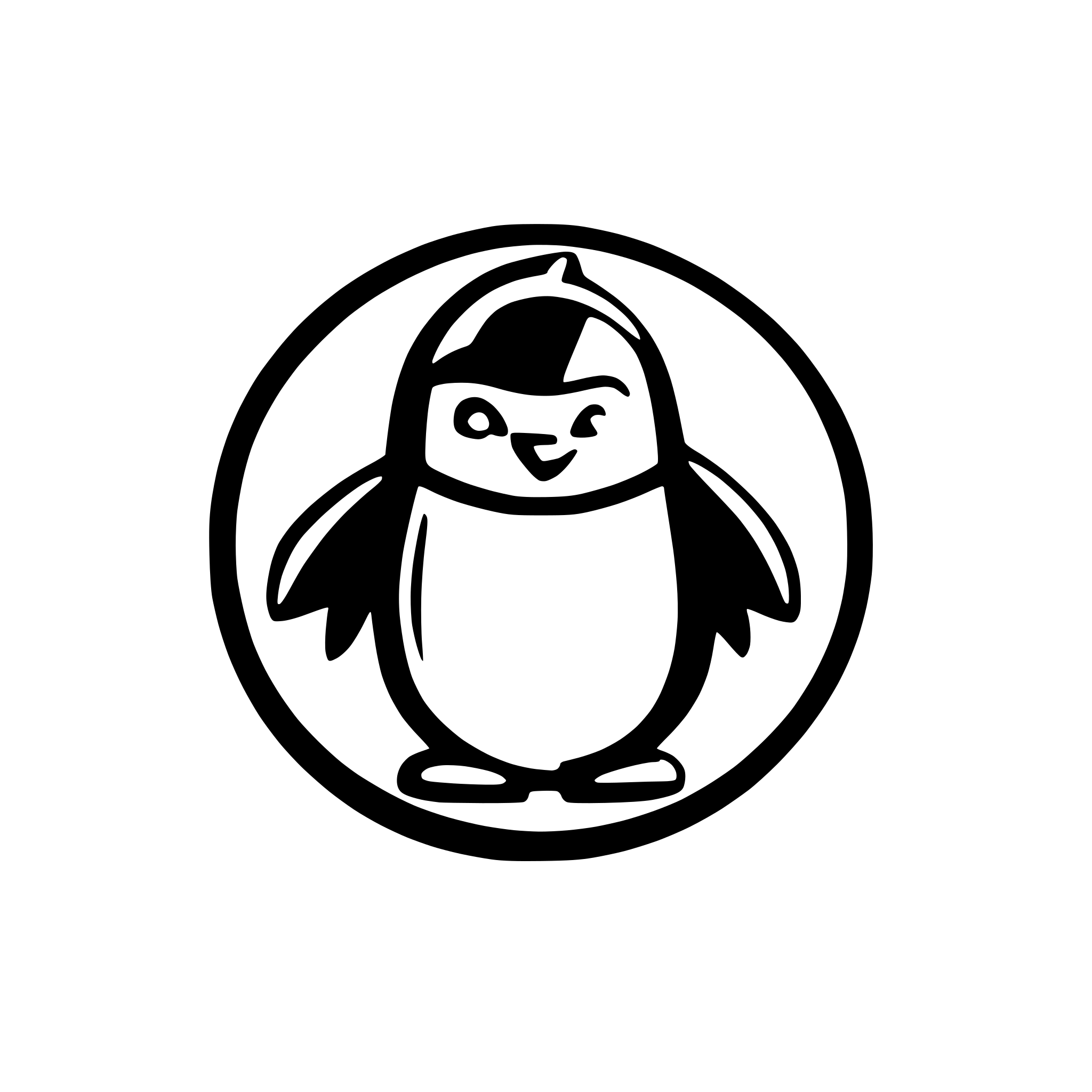 AI-generated SVG of a Create a Linux Tux in the style of the apple logo in macos
