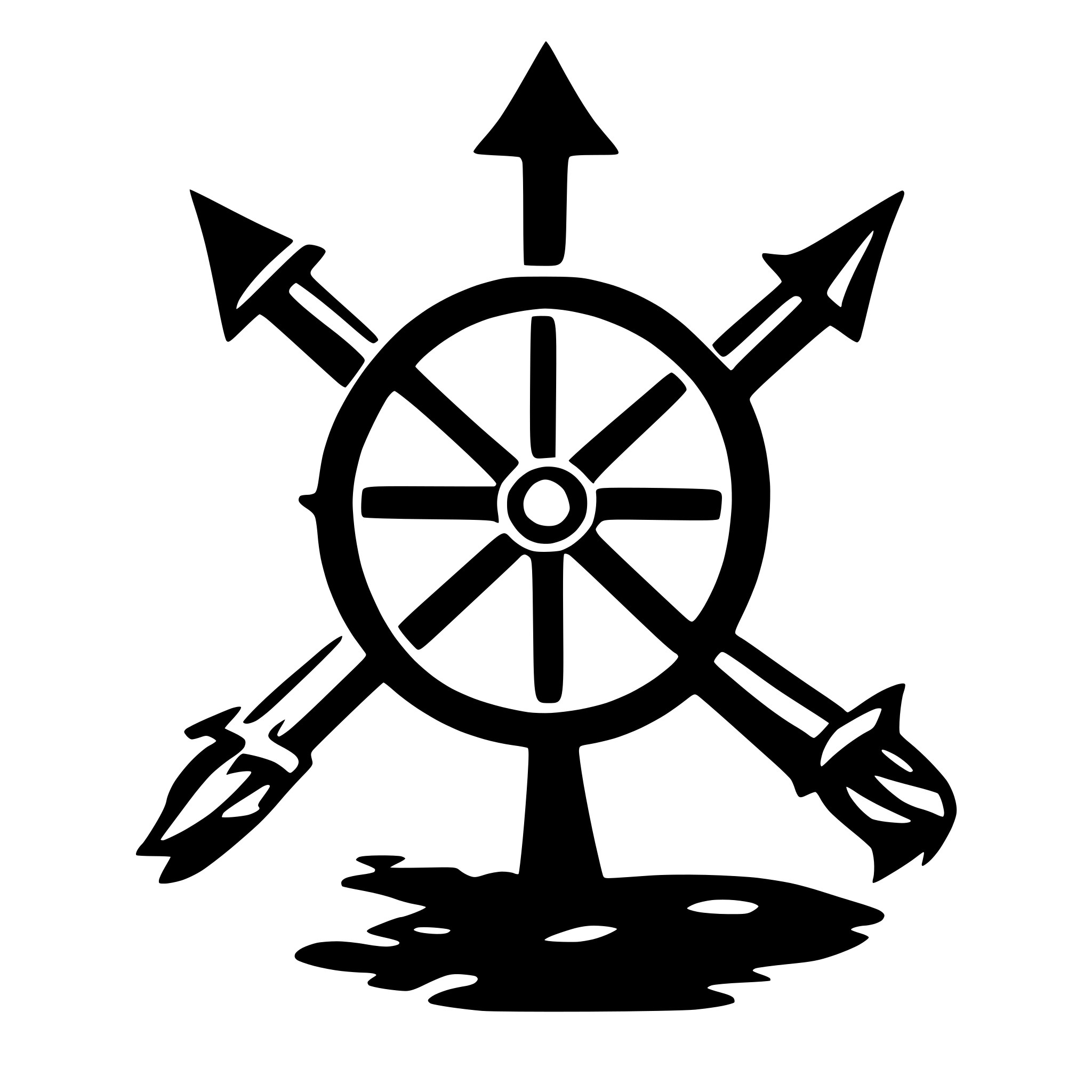 AI-generated SVG of a Anarchy symbol