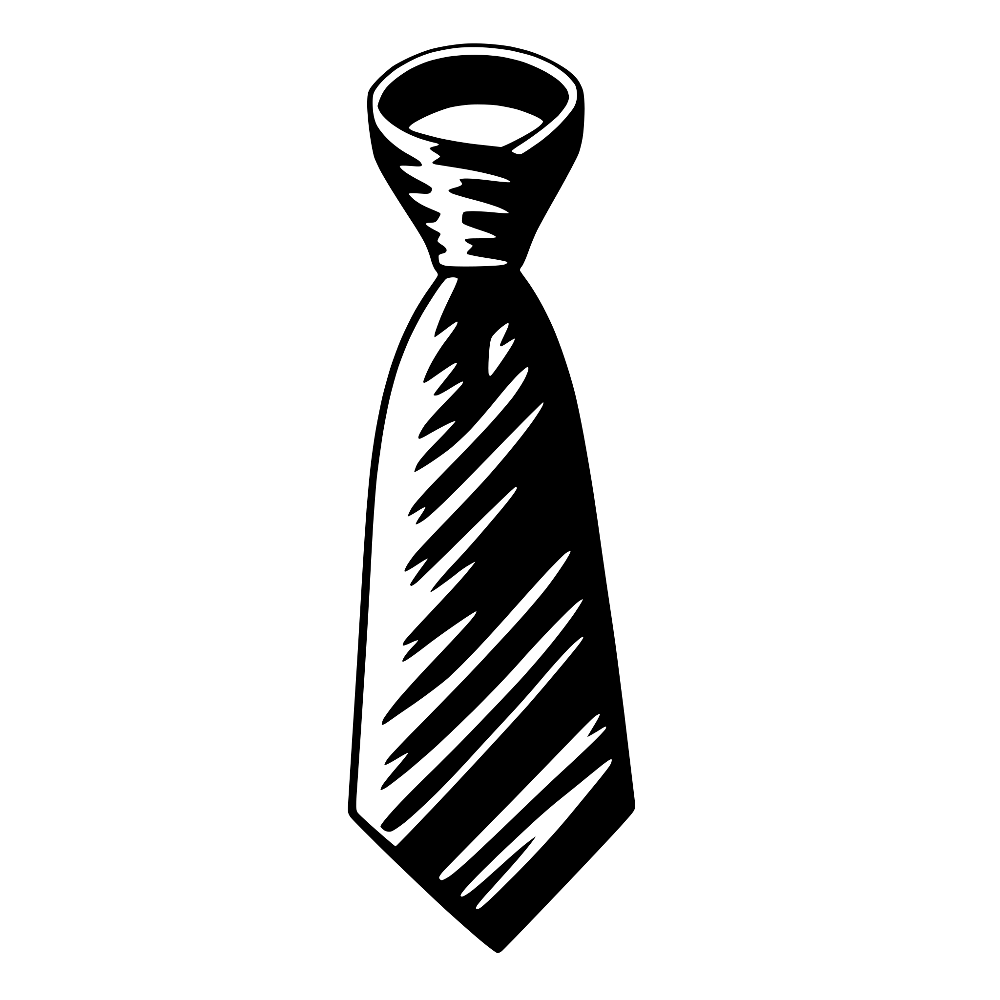 AI-generated SVG of 'tie'