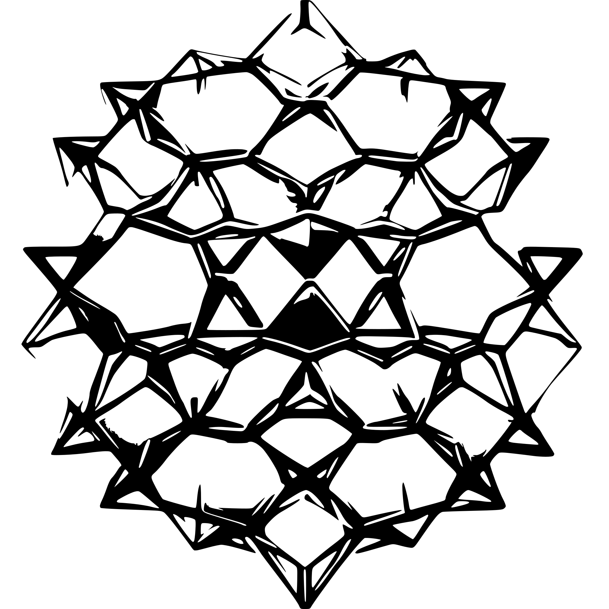AI-generated SVG of a a geometric, abstract design featuring a hexagonal framework with interconnected nodes at each vertex. At its center, there is a star-like or diamond-shaped figure composed of gradient shades of teal, blue, and green, giving it a 3D appearance. The structure suggests a mix of modern, technological, or blockchain-inspired aesthetics, emphasizing symmetry and connectivity. AI-generated SVG of a a geometric, abstract design featuring a hexagonal framework with interconnected nodes at each vertex. At its center, there is a star-like or diamond-shaped figure composed of gradient shades of teal, blue, and green, giving it a 3D appearance. The structure suggests a mix of modern, technological, or blockchain-inspired aesthetics, emphasizing symmetry and connectivity.