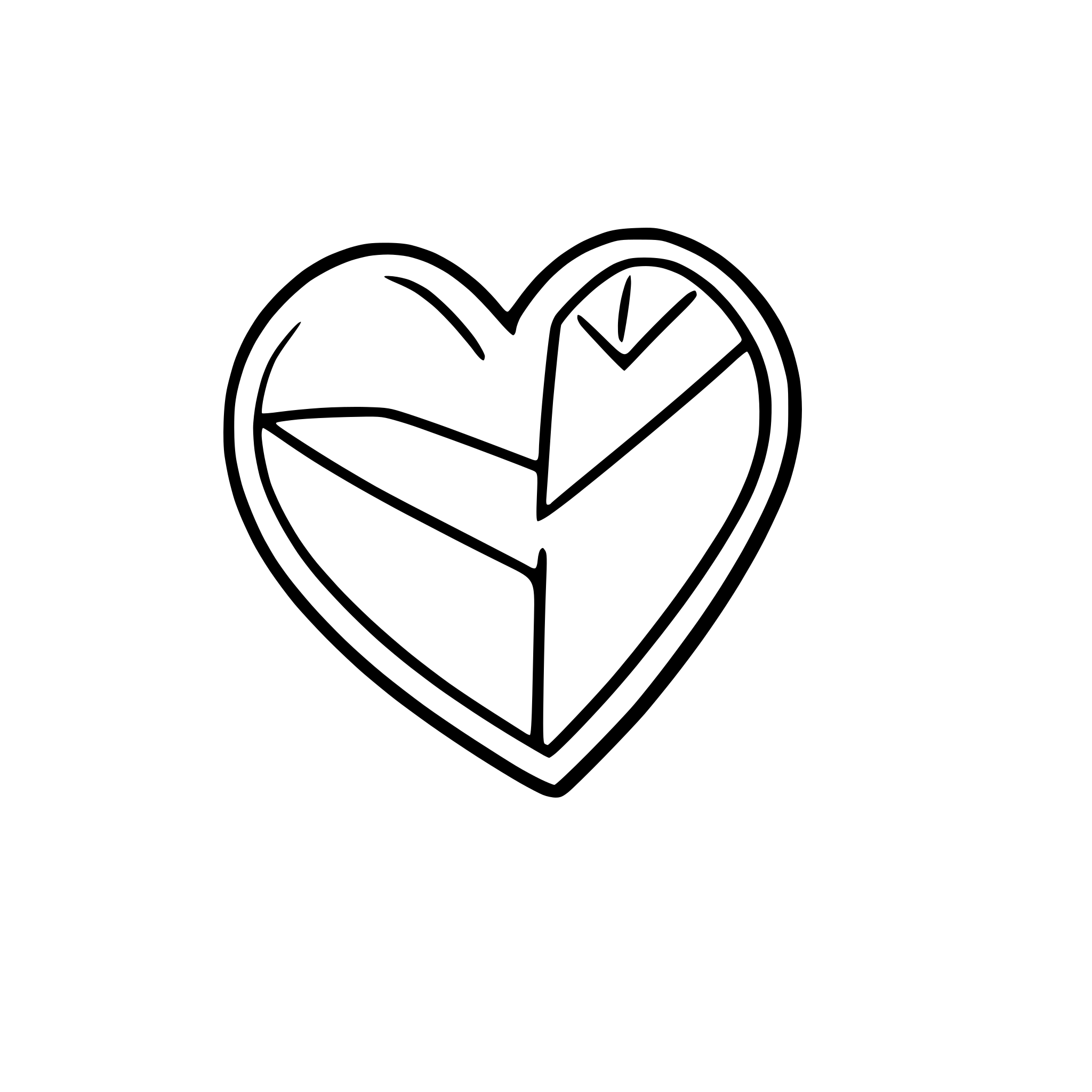 AI-generated SVG of 'Broken heart'