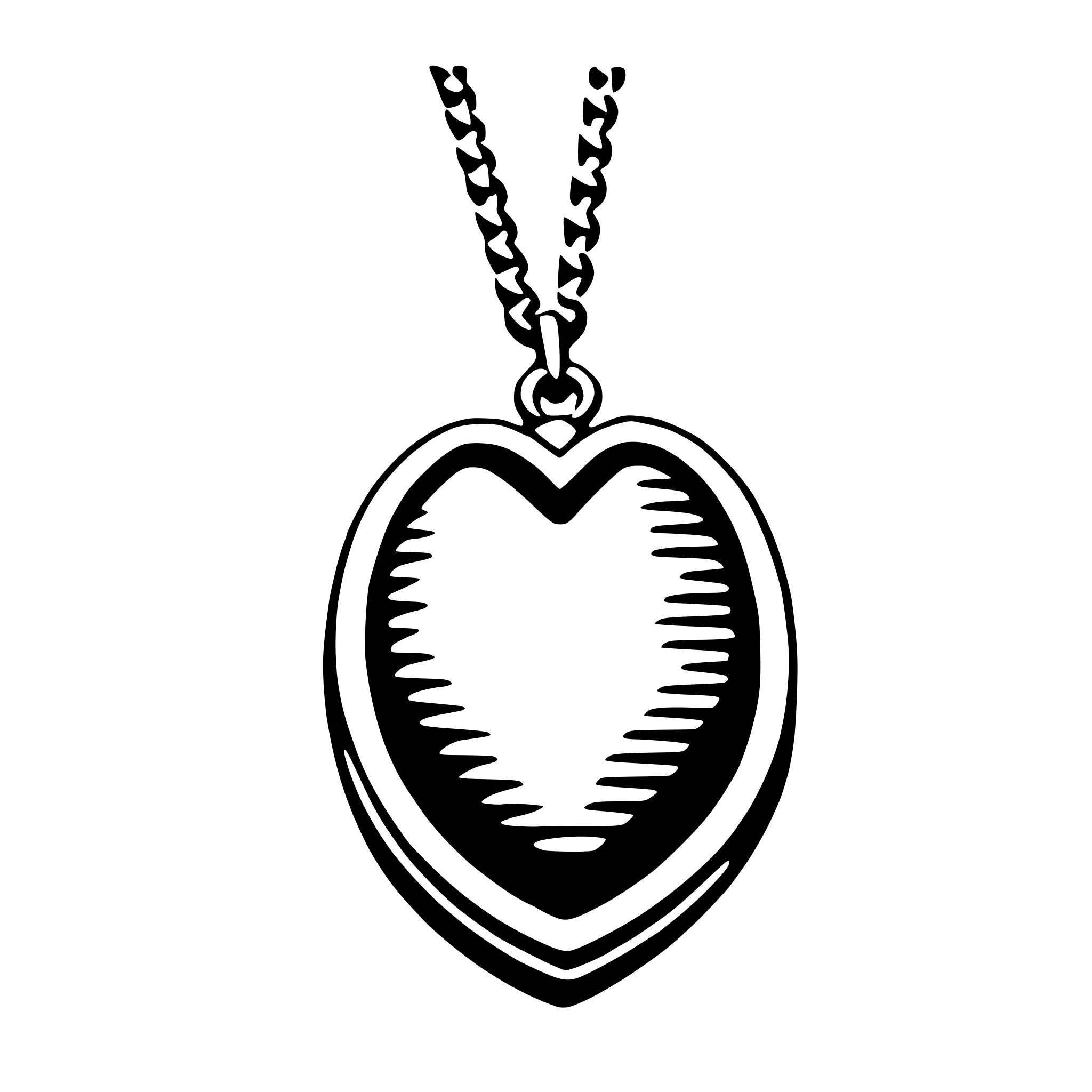 AI-generated SVG of 'locket'