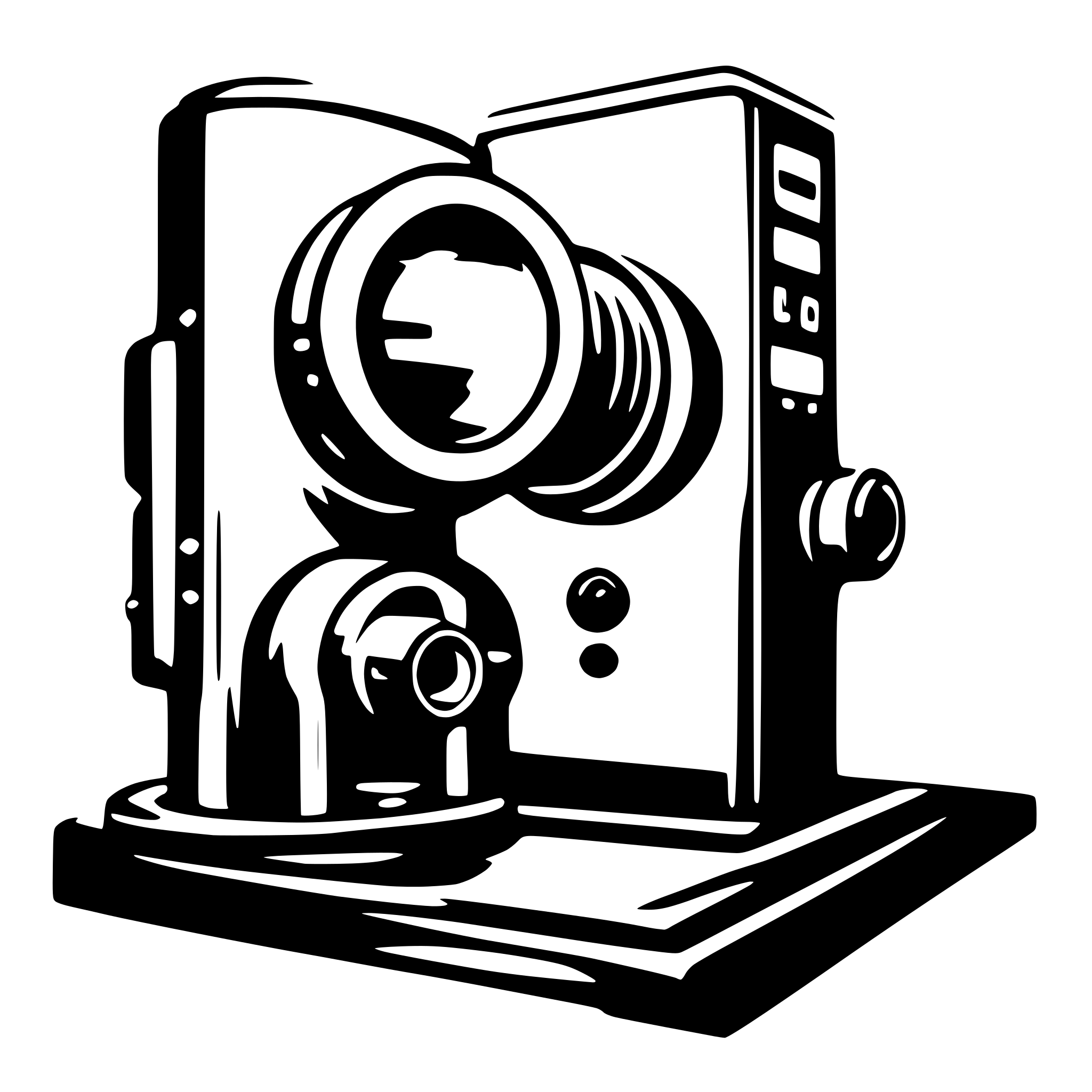 AI-generated SVG of a lenze