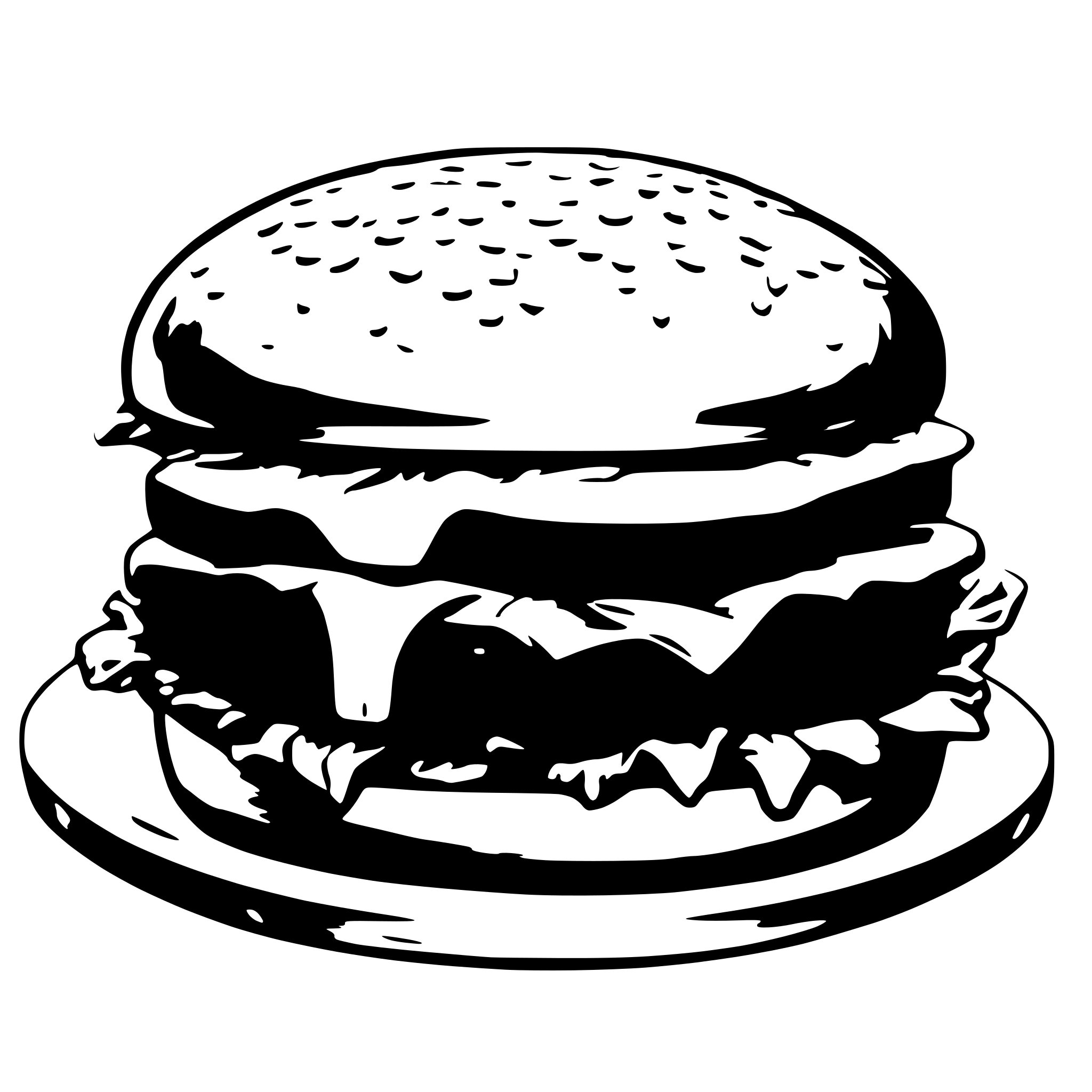 AI-generated SVG of a burger