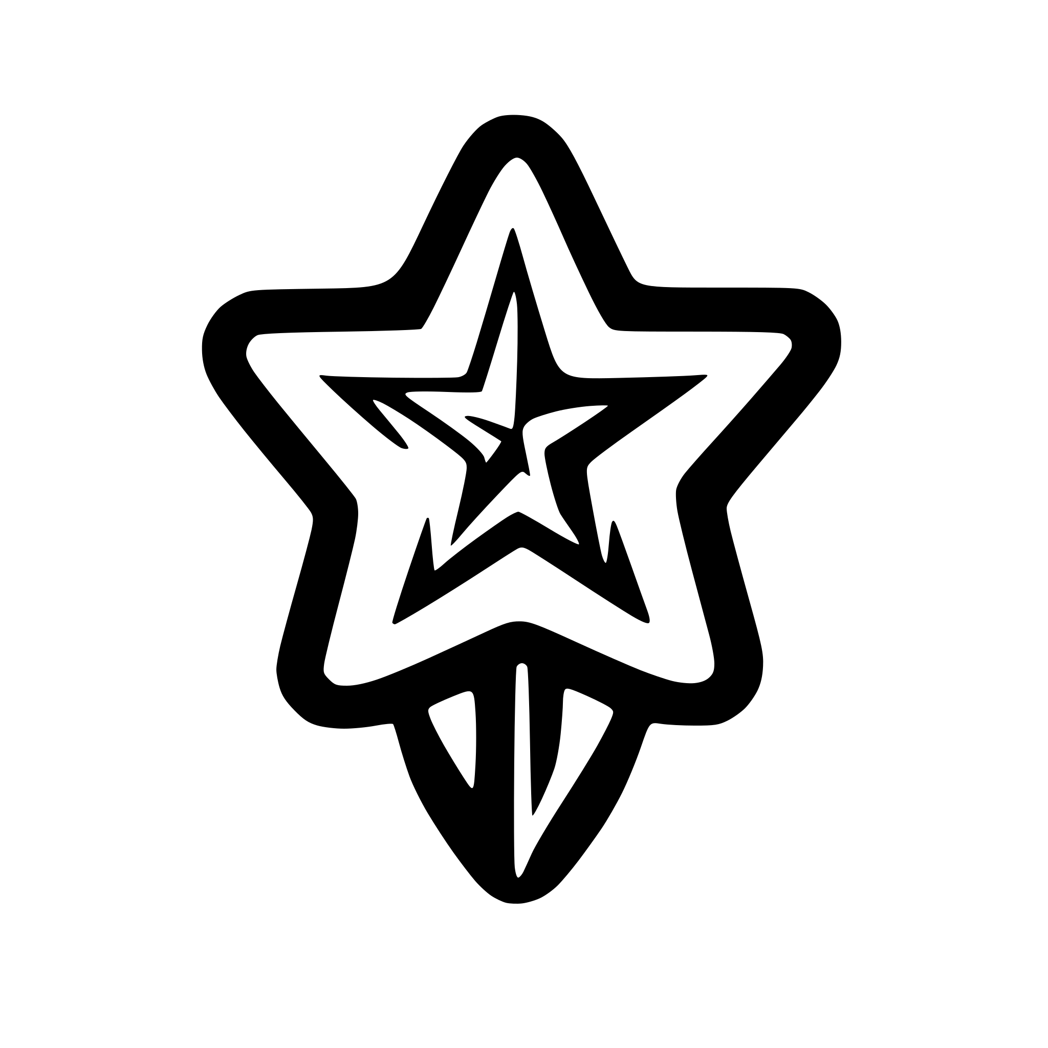 AI-generated SVG of a star