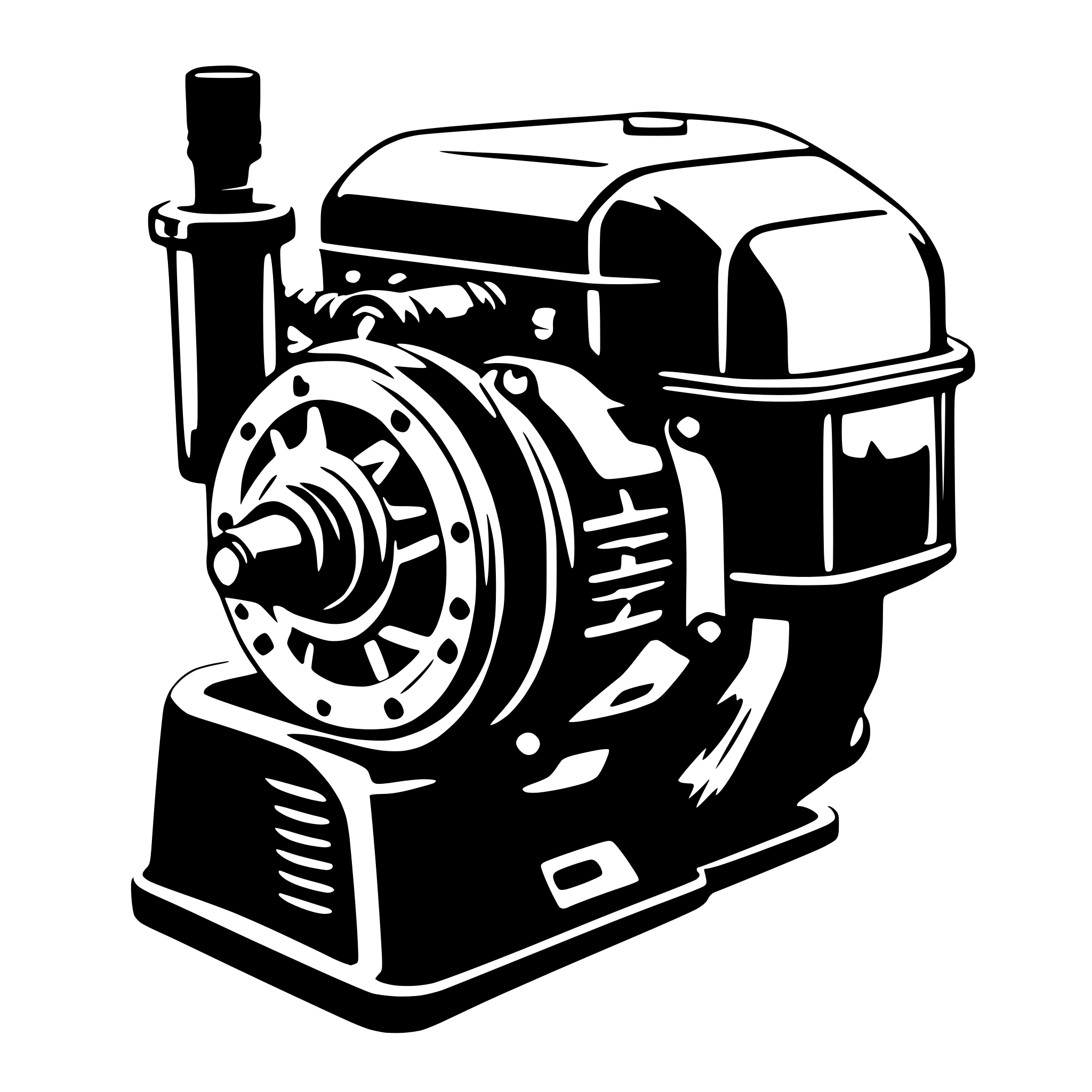 AI-generated SVG of 'Motor for scads'