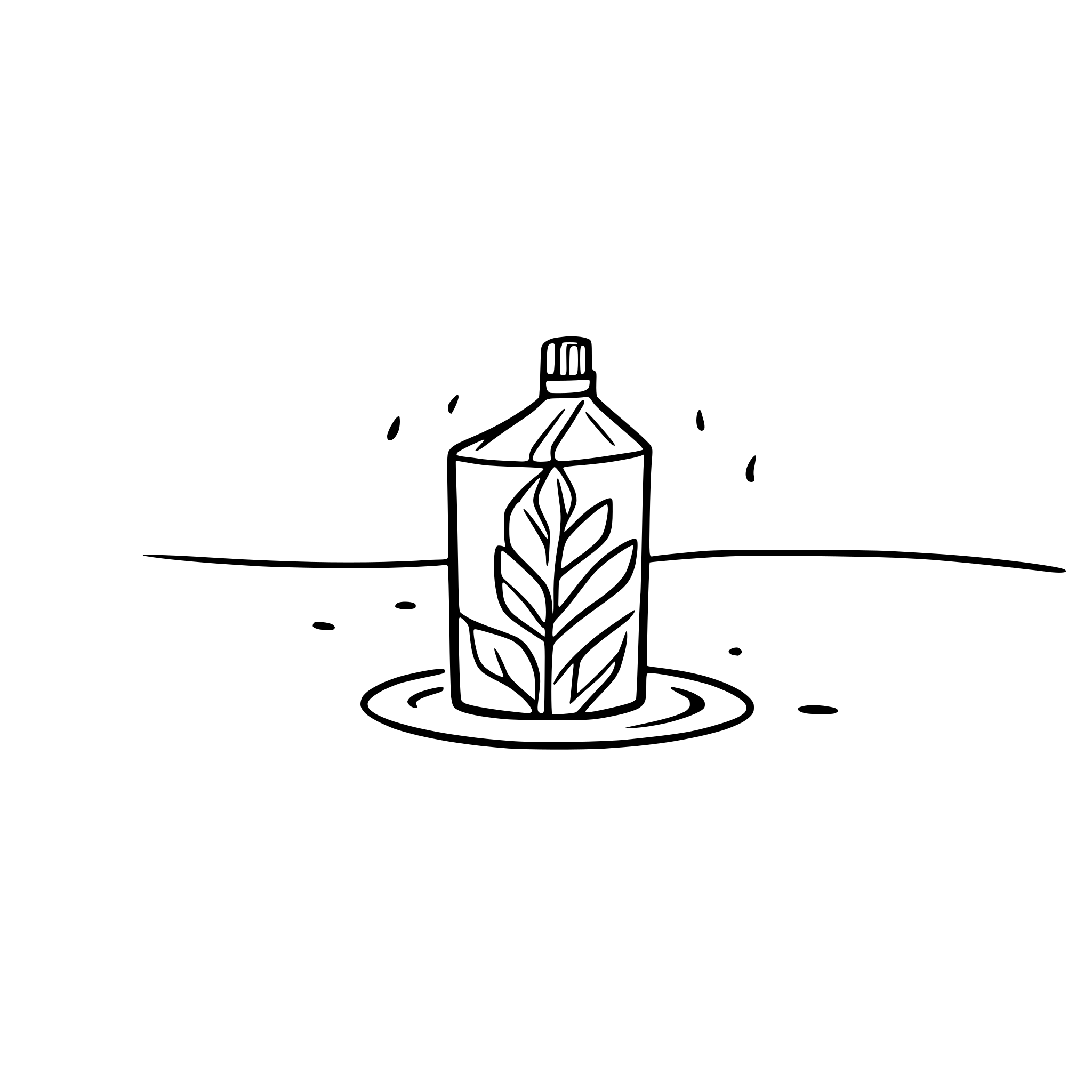 AI-generated SVG of a water
