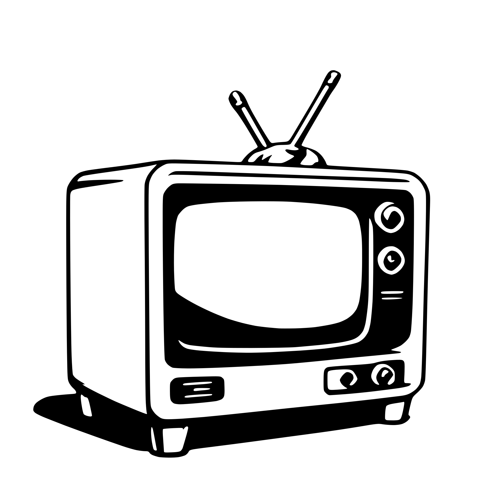 AI-generated SVG of 'tv'