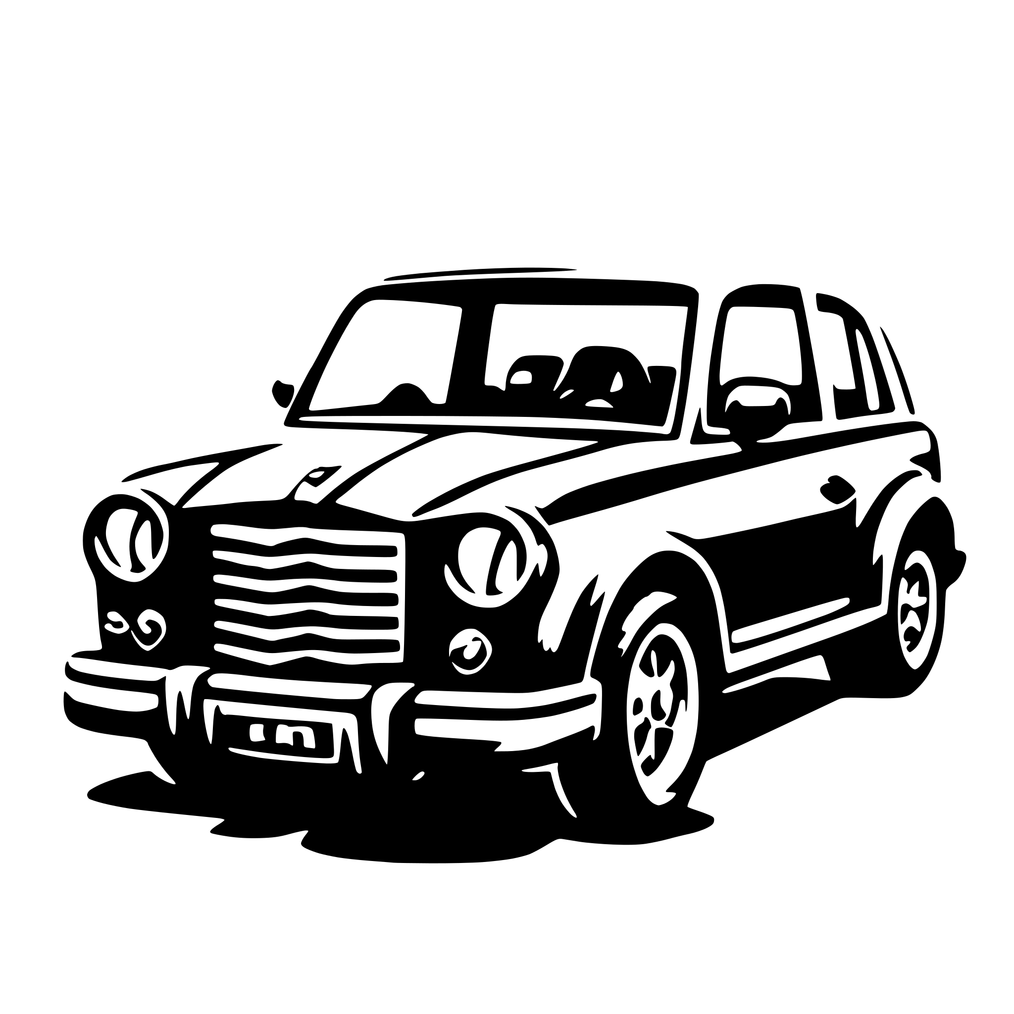 AI-generated SVG of a open book with car inside it