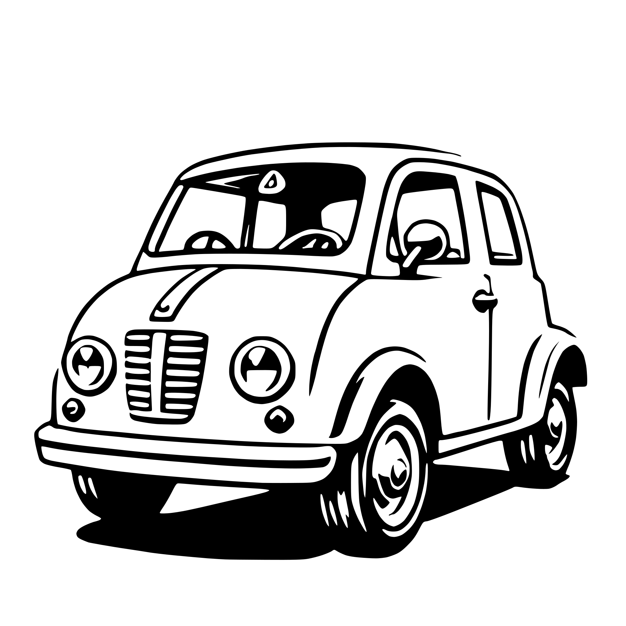 AI-generated SVG of 'microcar'