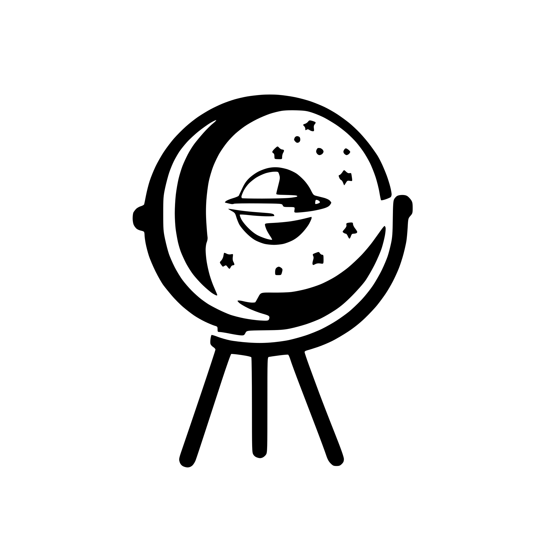 AI-generated SVG of 'Astronomy Education Discovery Logo Professional'