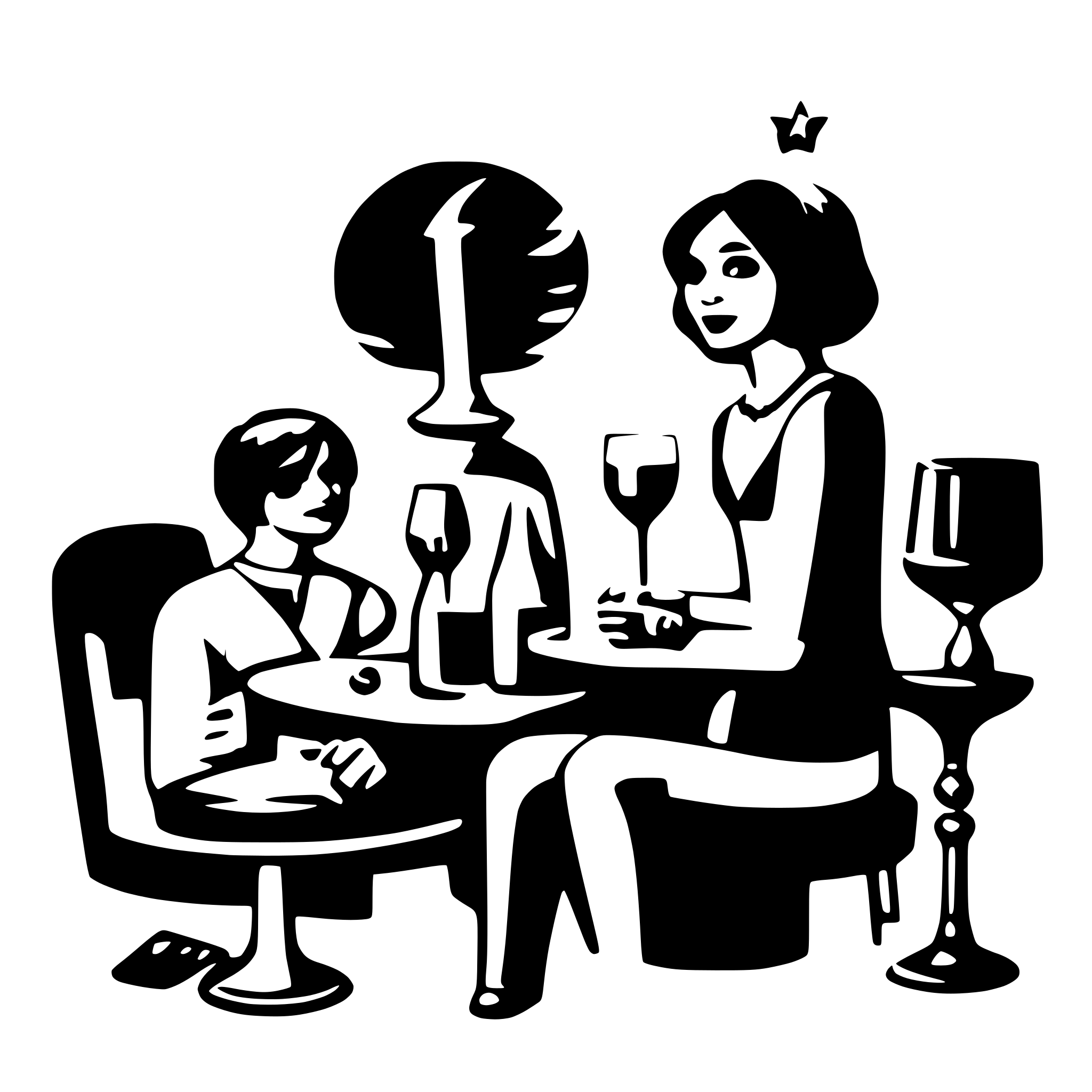 AI-generated SVG of 'Party'