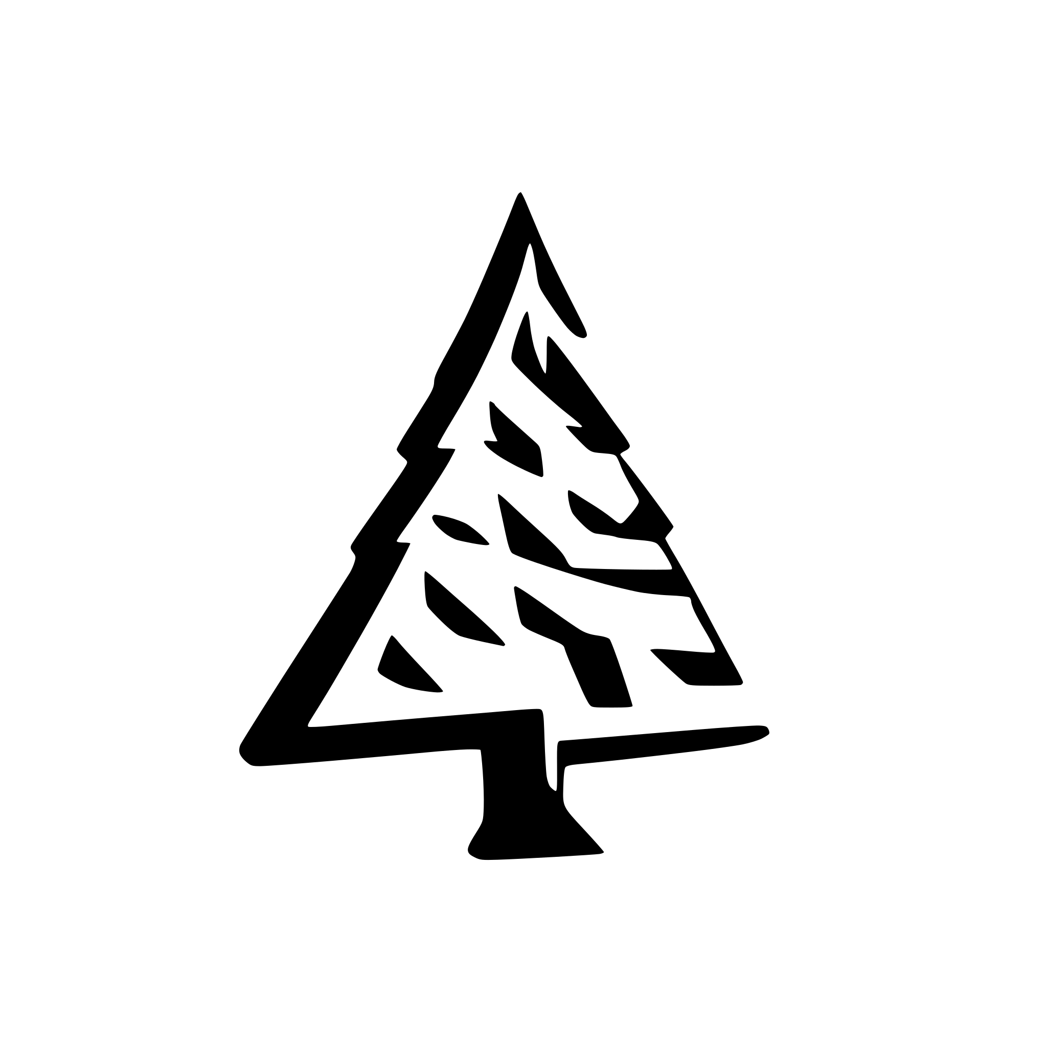 AI-generated SVG of a christmas tree