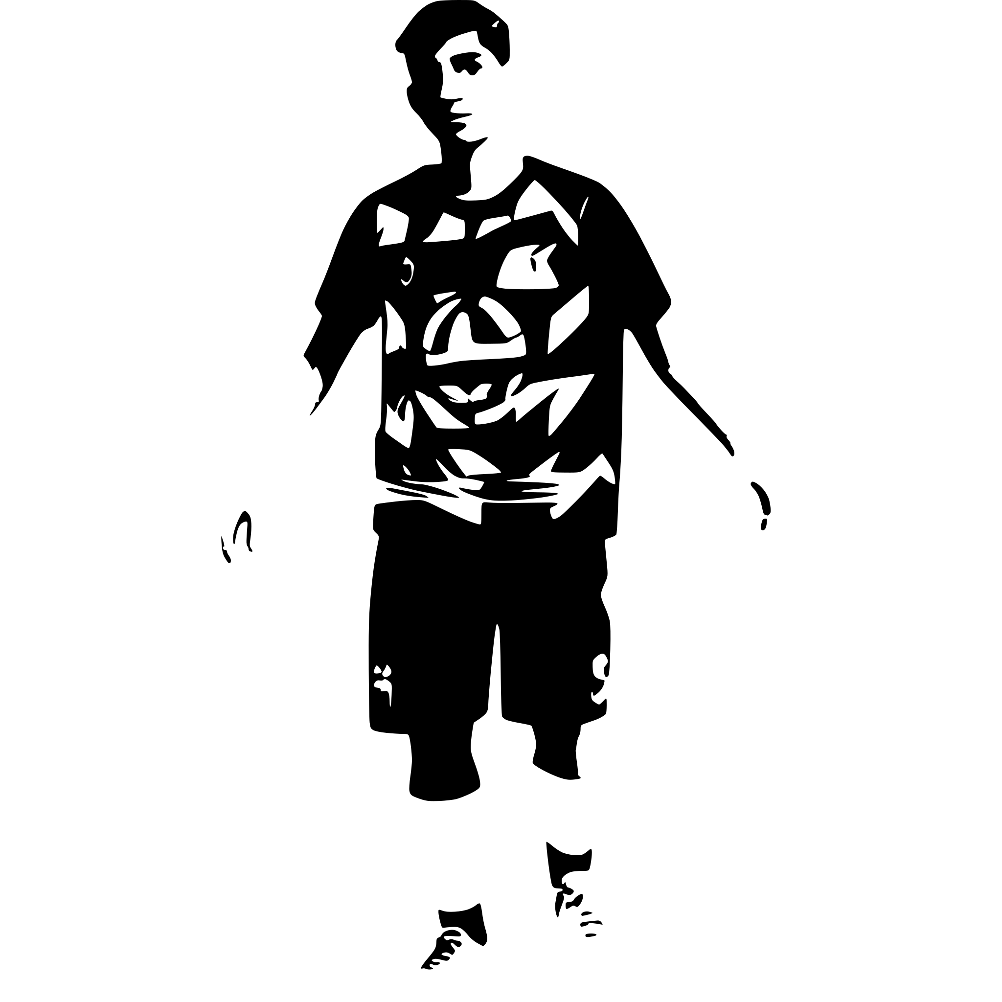 AI-generated SVG of 'a soccer player'