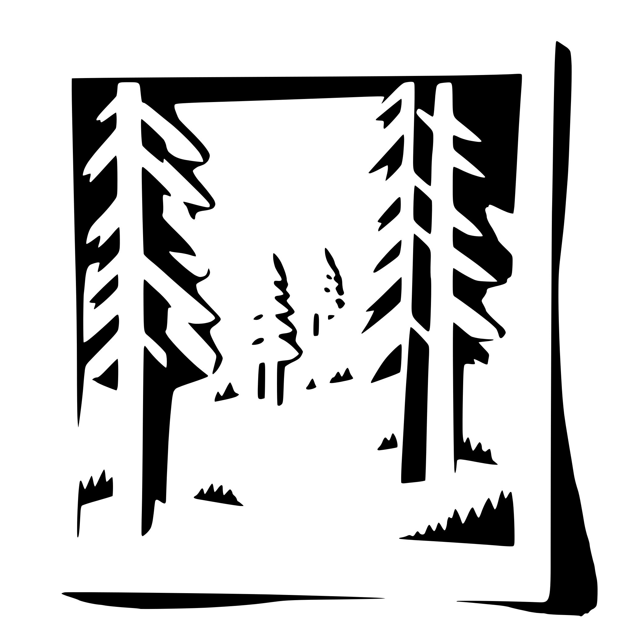 AI-generated SVG of a forest with tall pine trees