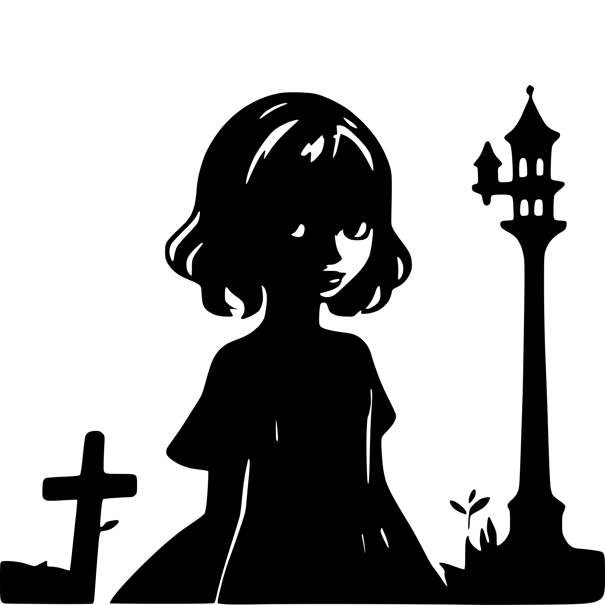 AI-generated SVG of a halloween