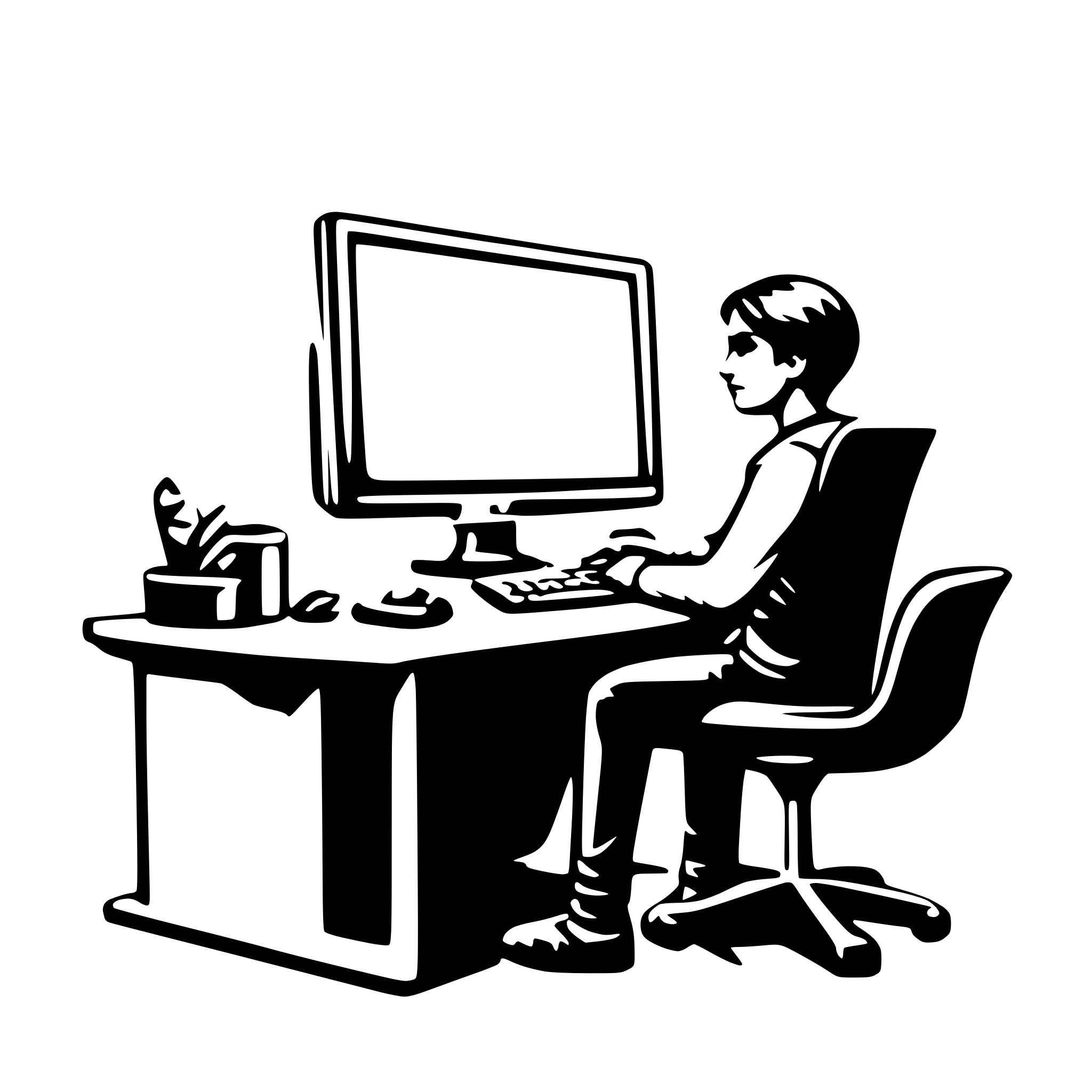 AI-generated SVG of 'frontend engineer'