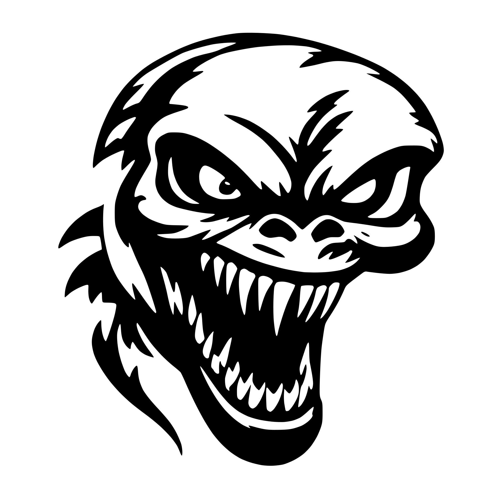 AI-generated SVG of a Venom