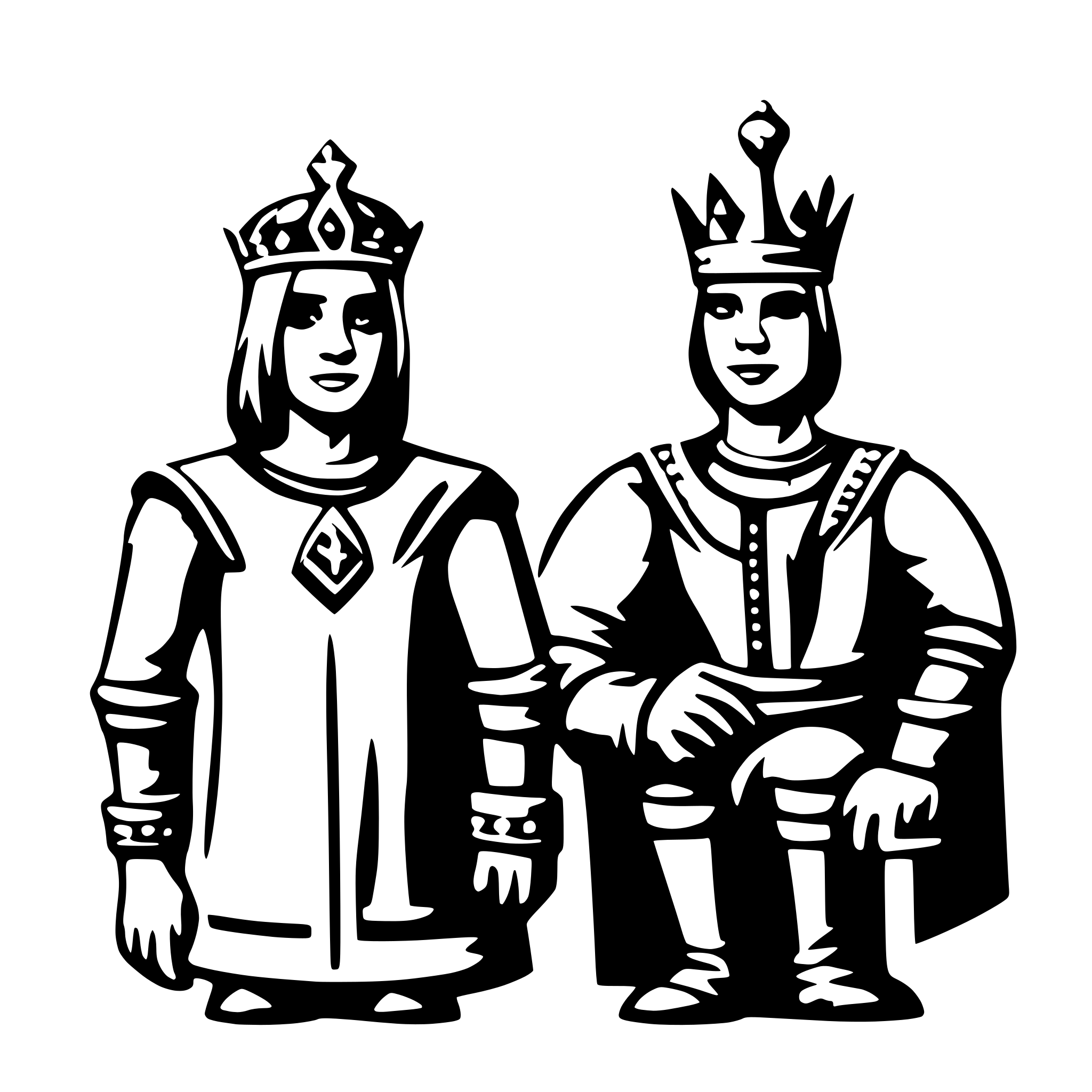 AI-generated SVG of a Kings