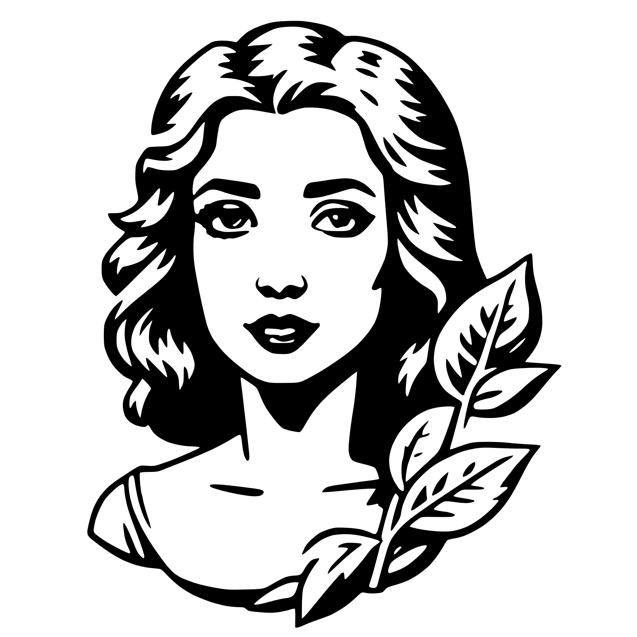 AI-generated SVG of 'persephone'