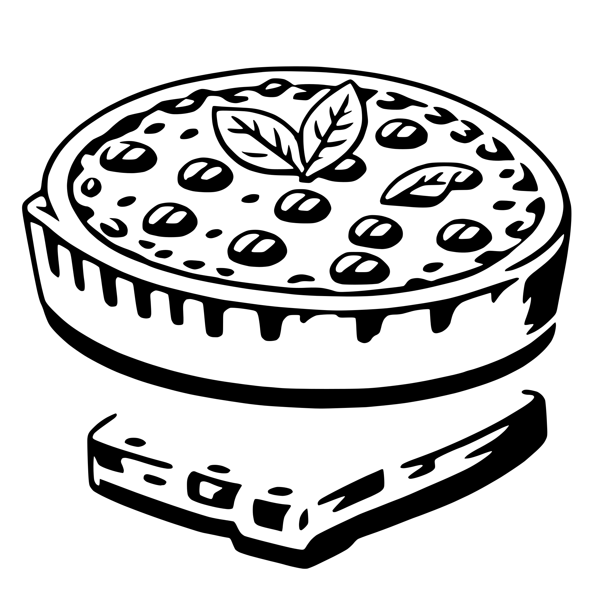 AI-generated SVG of 'quiche'