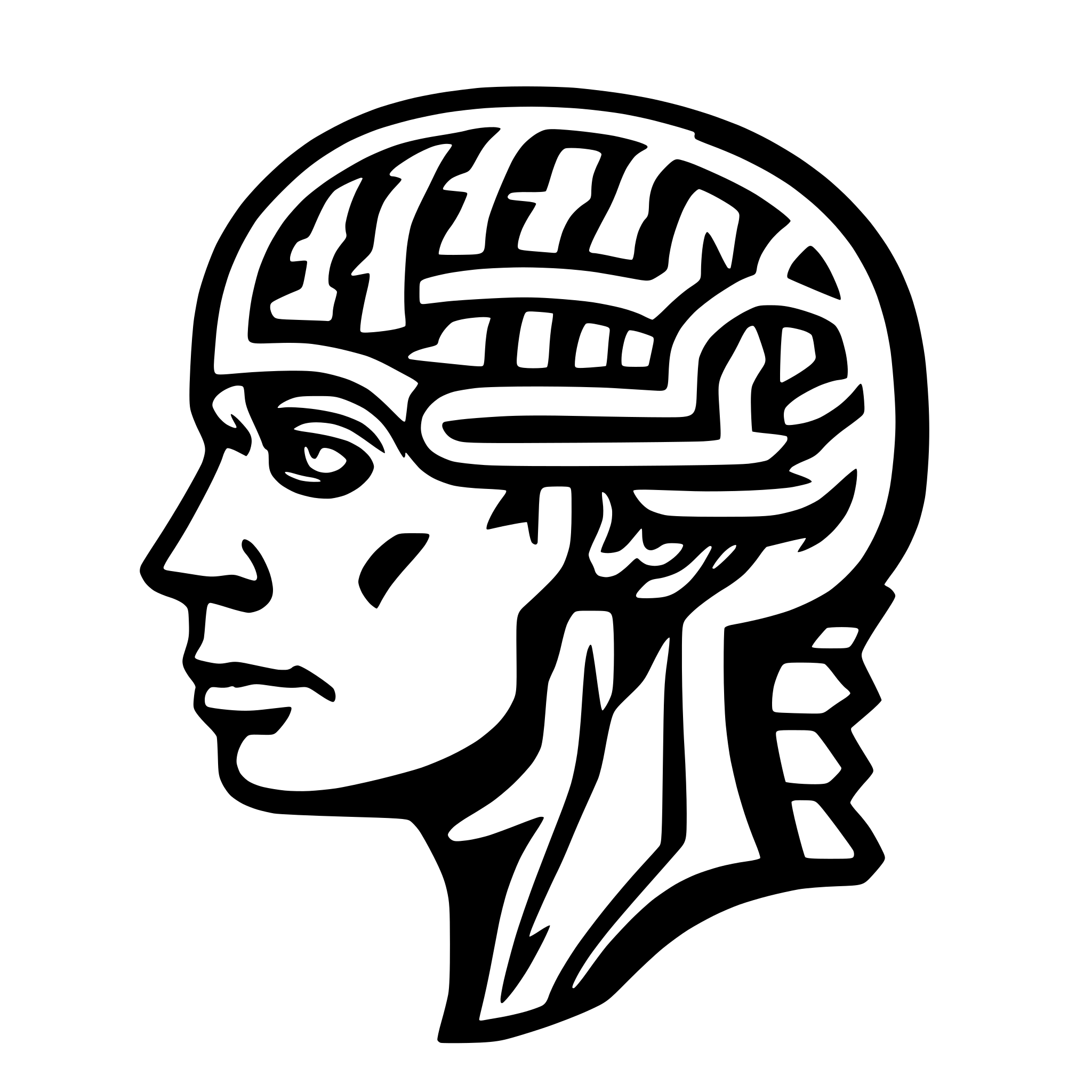 AI-generated SVG of 'brain with bolt'