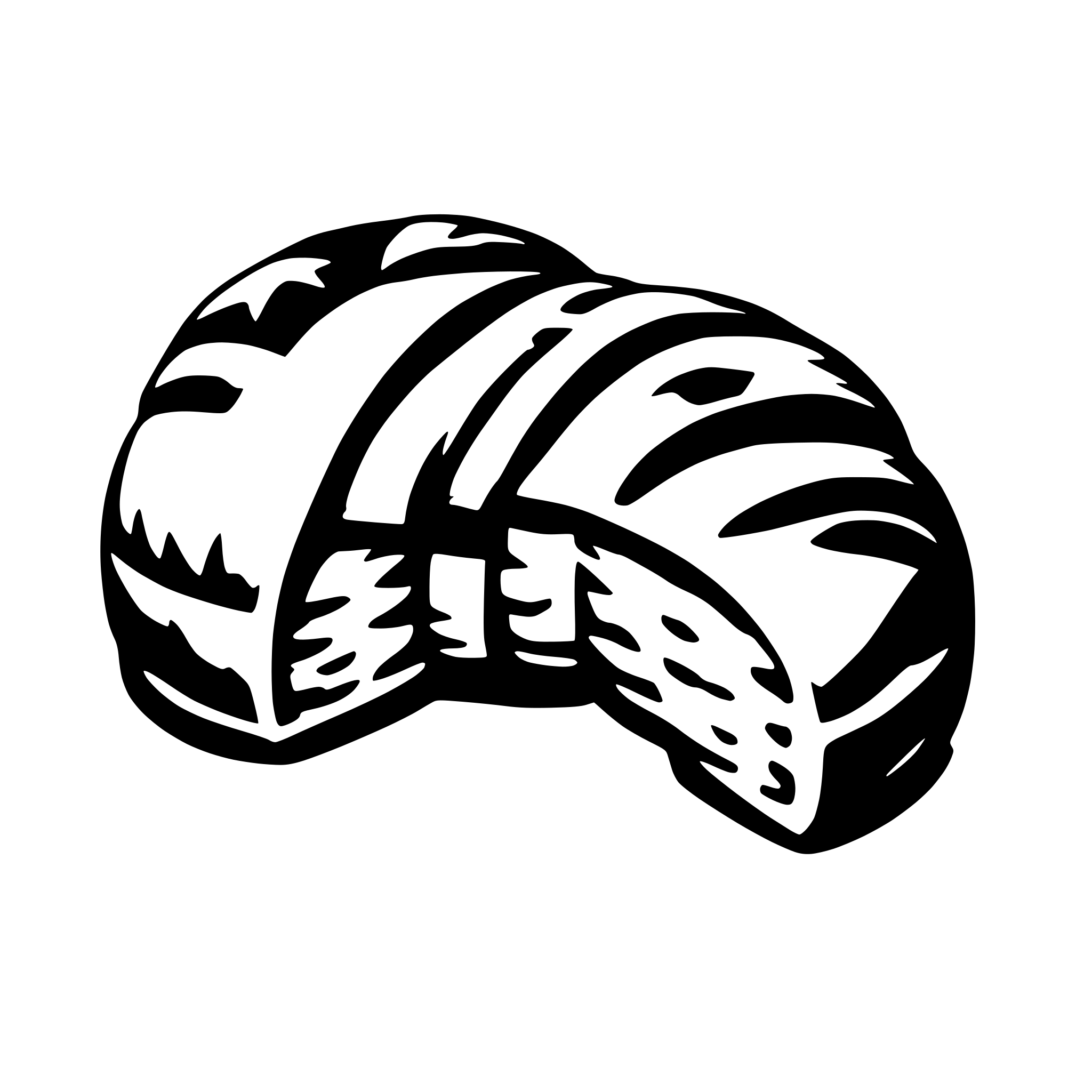 AI-generated SVG of 'croissant split in half'