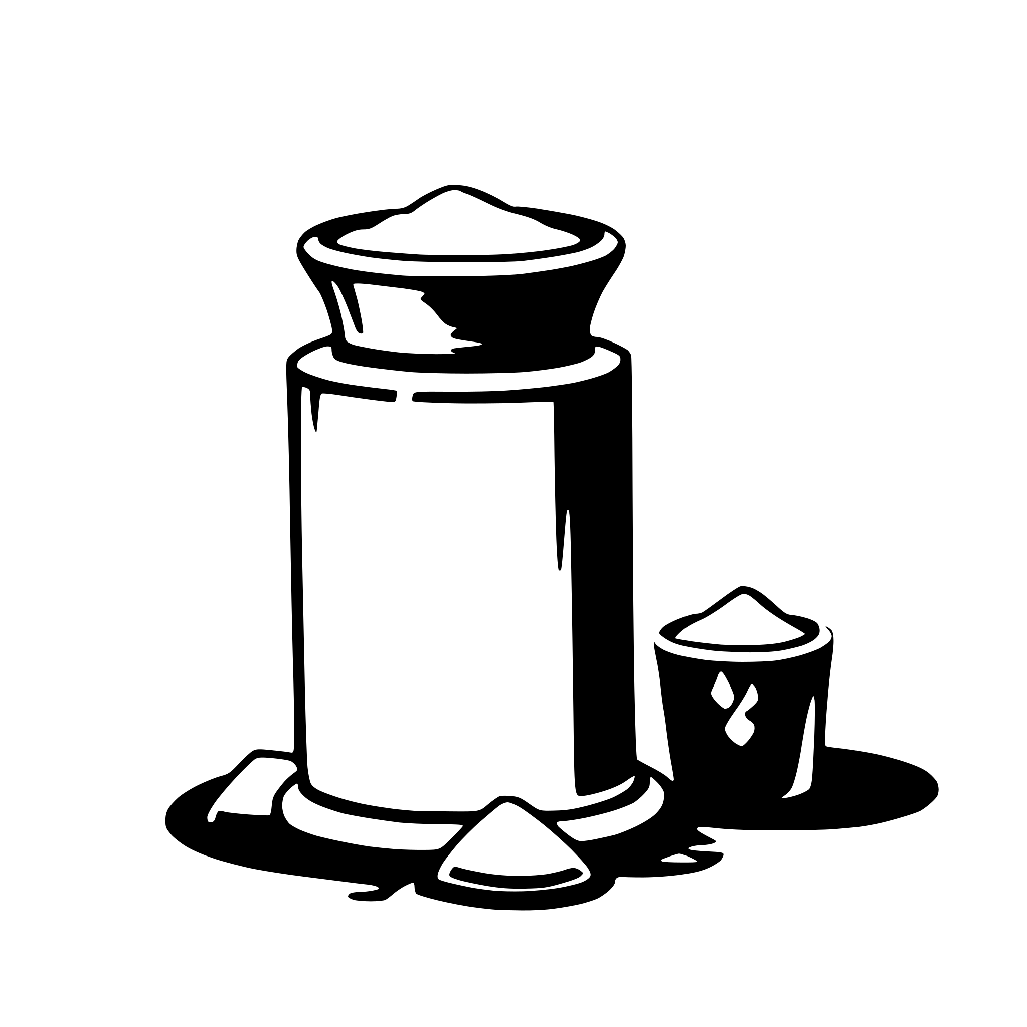 AI-generated SVG of a salt