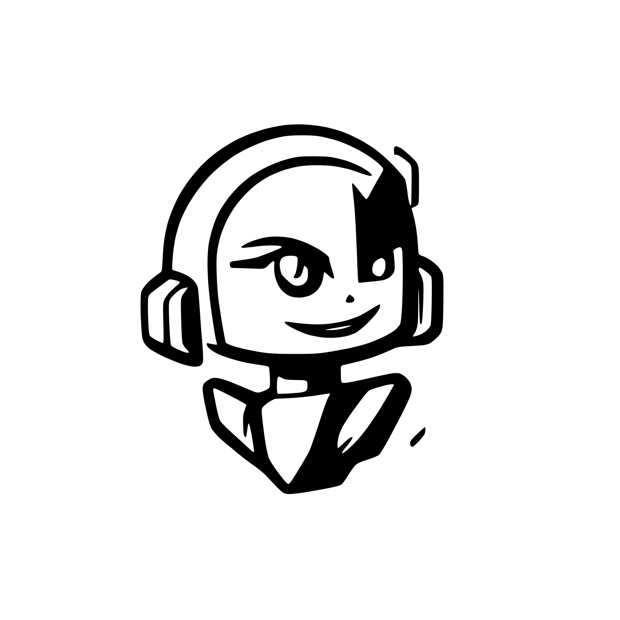 AI-generated SVG of 'robot assitant'