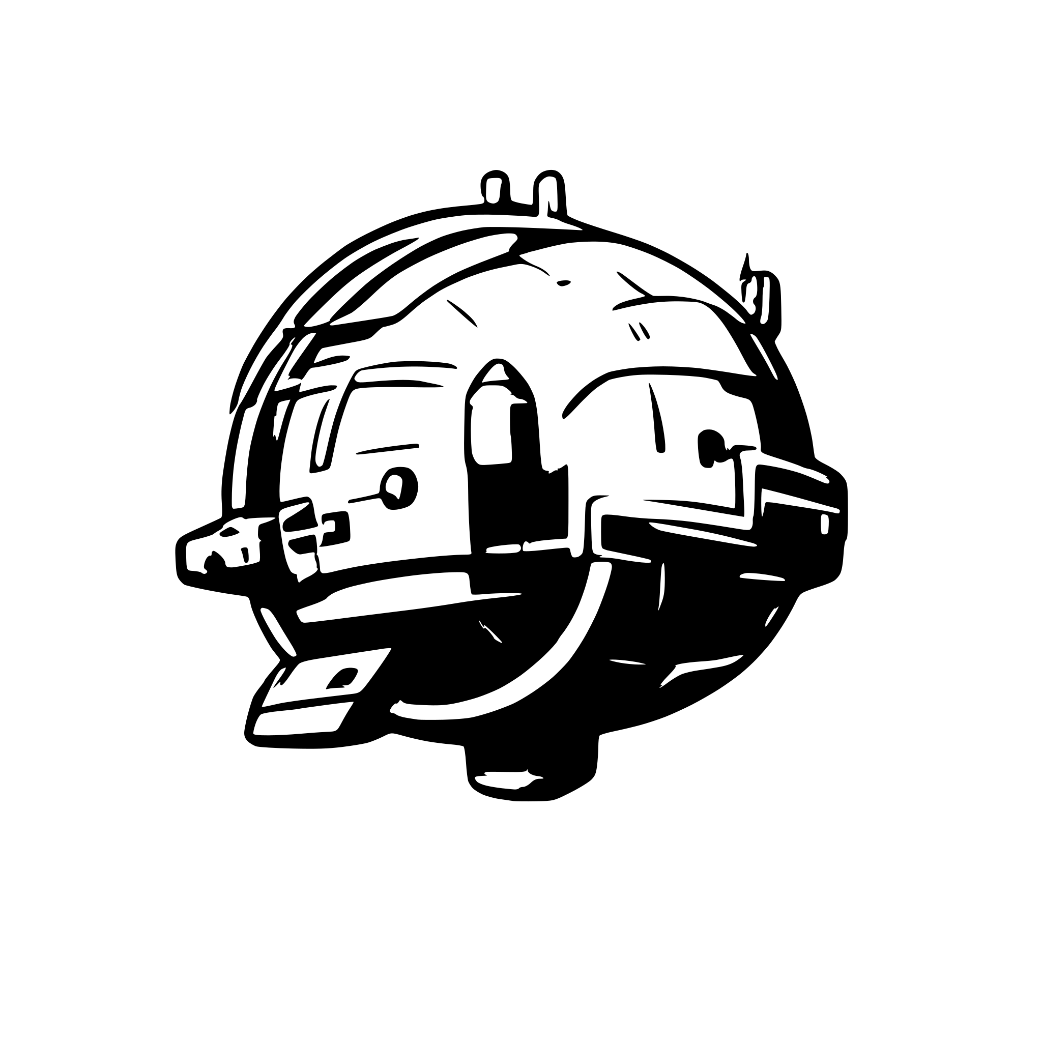 AI-generated SVG of a an o'niel cylander space station by itself in space